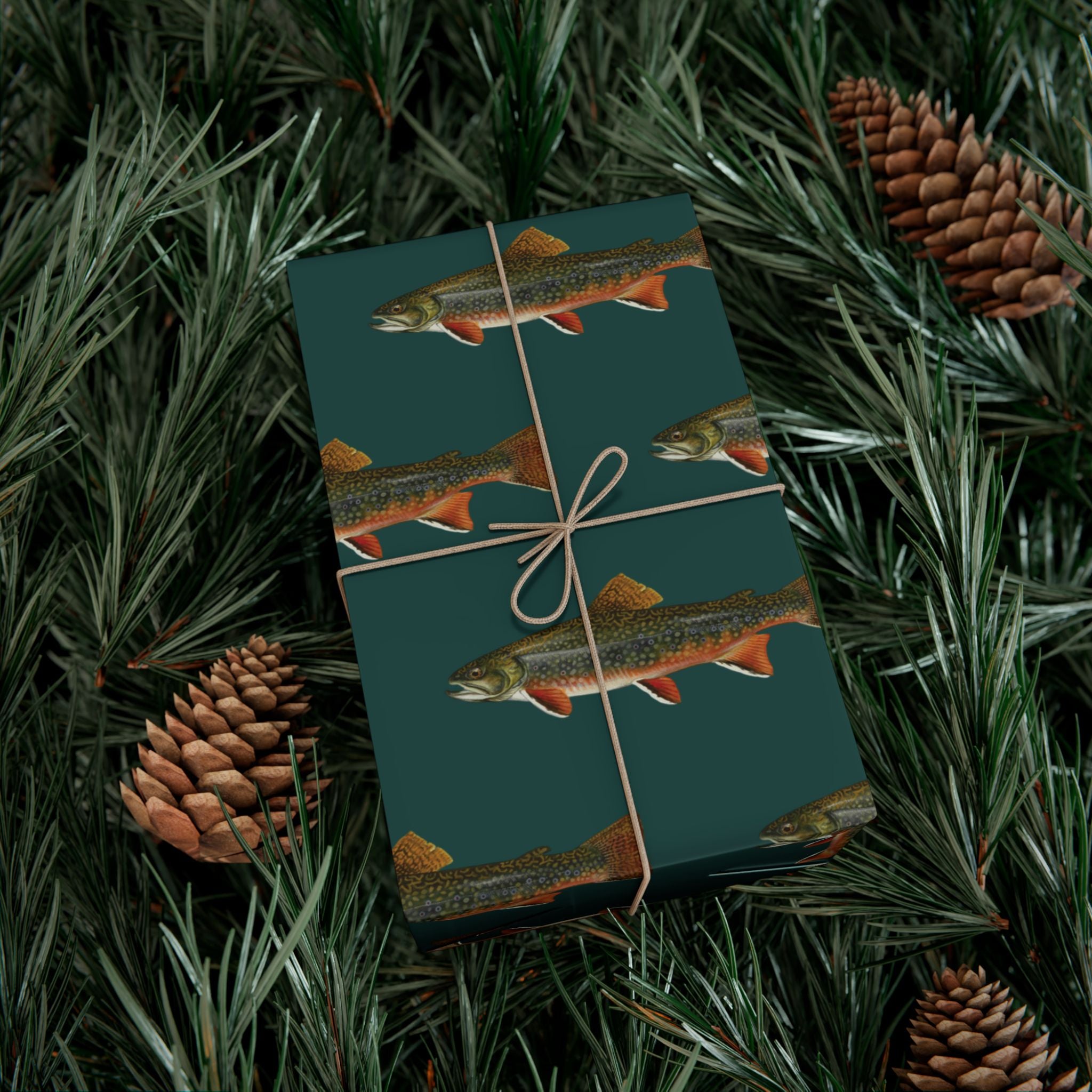 Brook Trout Gift Wrap Paper