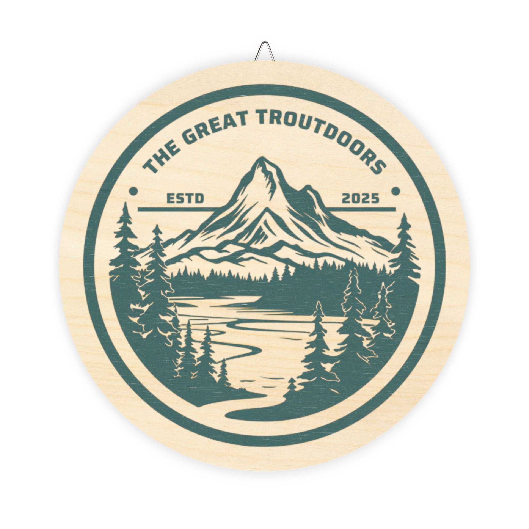 The Great Troutdoors Rustic Wood Decor