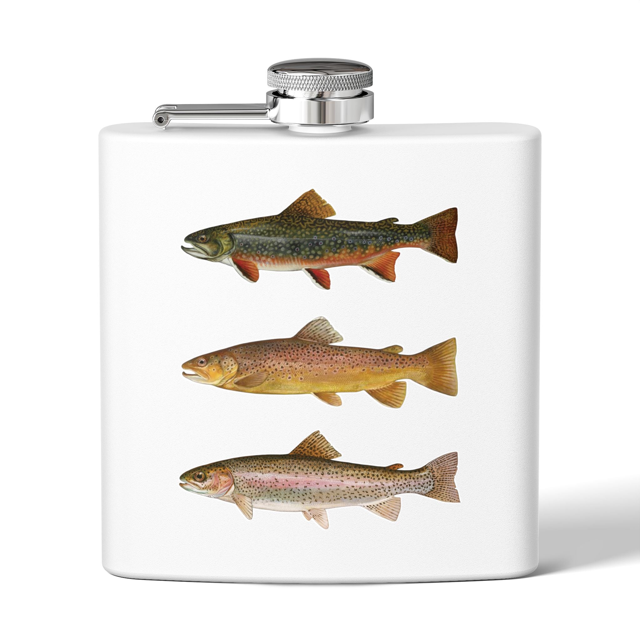 TGT Trout Species Stainless Steel Flask