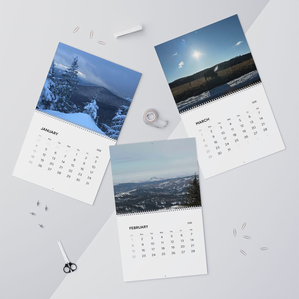 Scenic Landscapes 2026 Wall Calendar - Mountain & Nature Photography