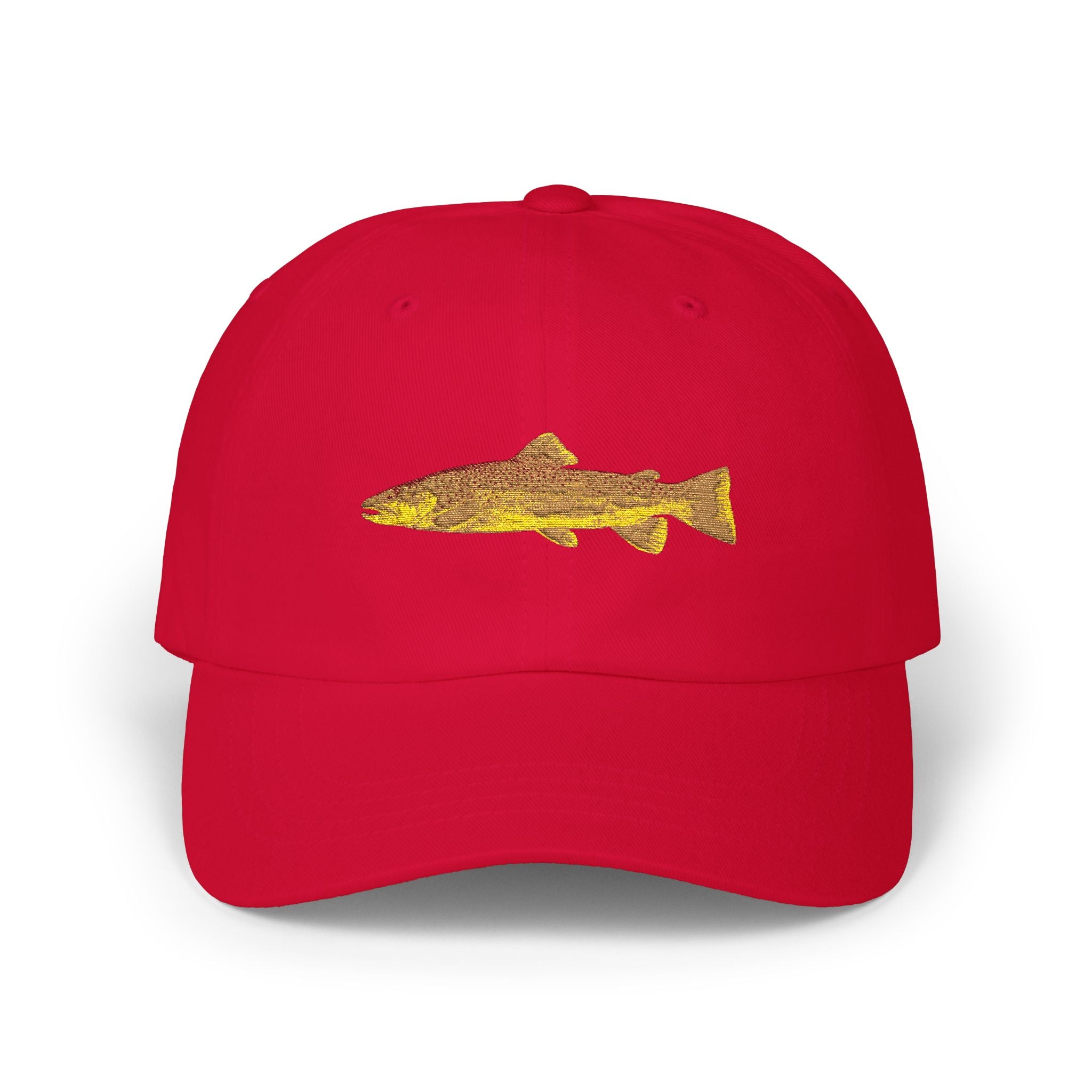 Embroidered TGT Fishing Hat - Brown Trout Edition