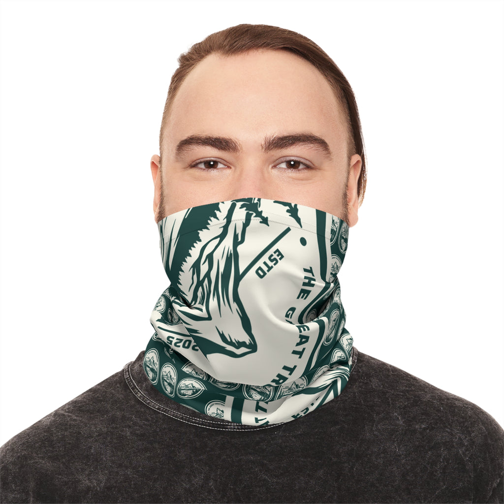 Neck Gaiter — 'The Great Troutdoors' Fishing Pattern Tube Scarf