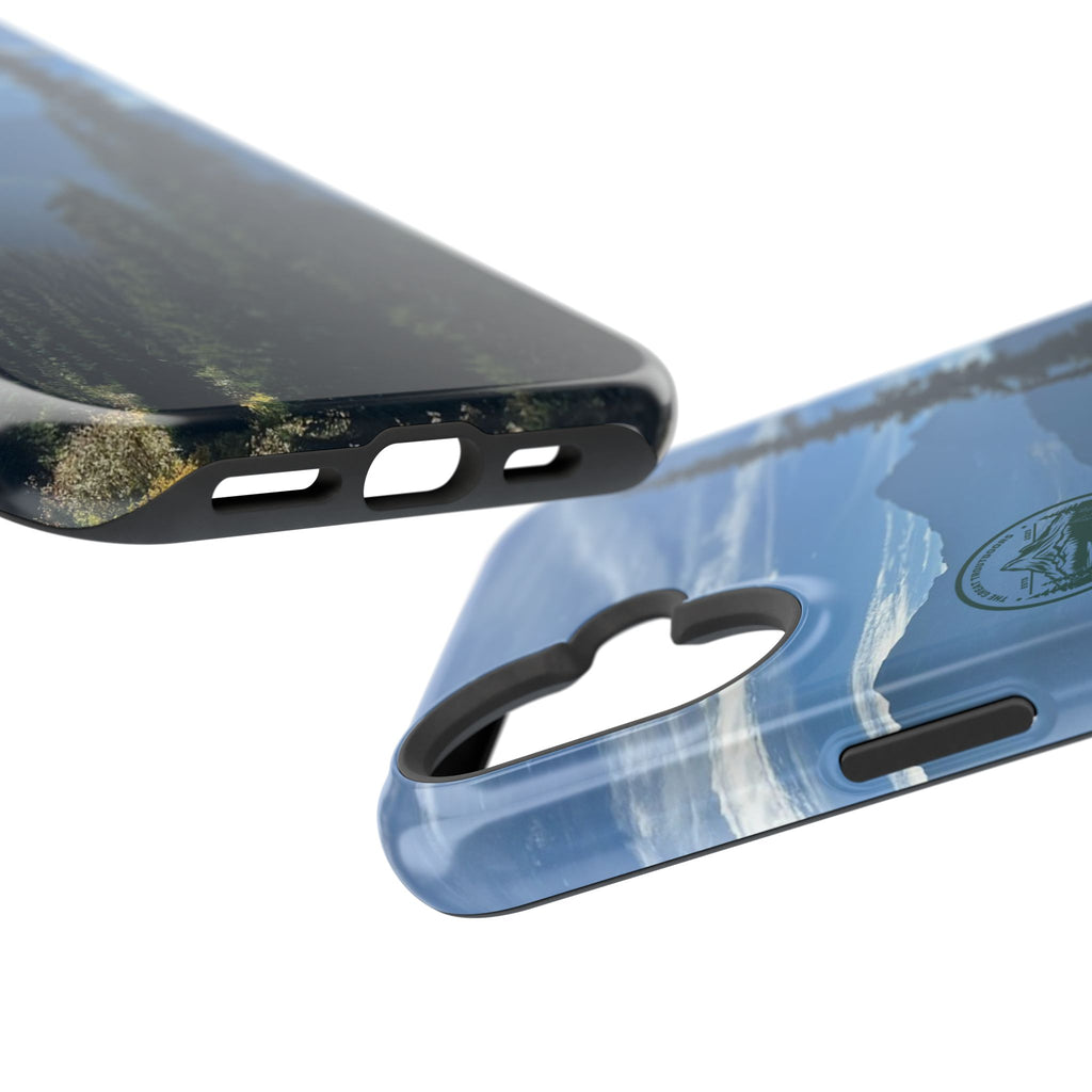 MagSafe Durable Shockproof iPhone Case --- Glacier Mountain Pine
