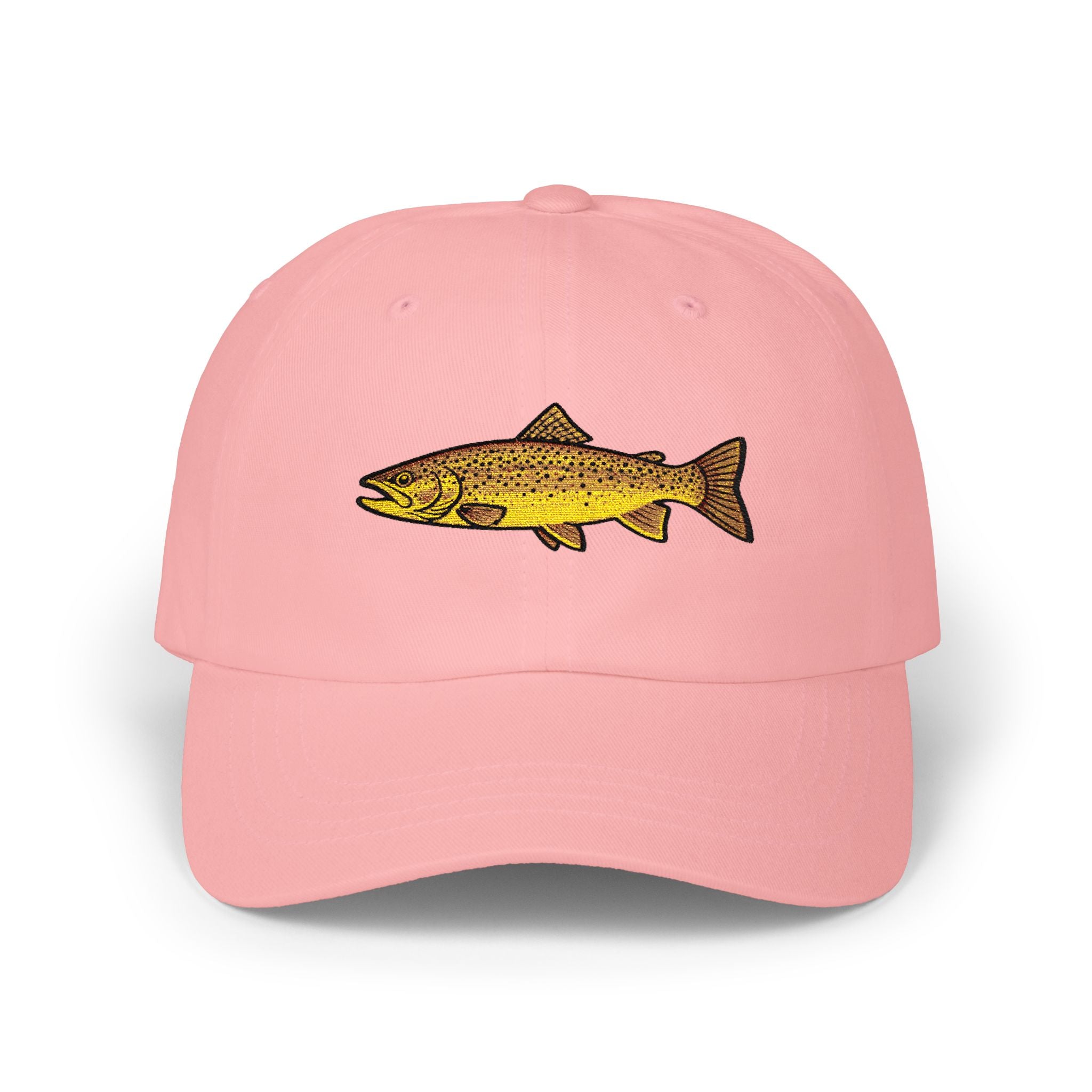 Embroidered TGT Fishing Hat - Brown Trout Edition