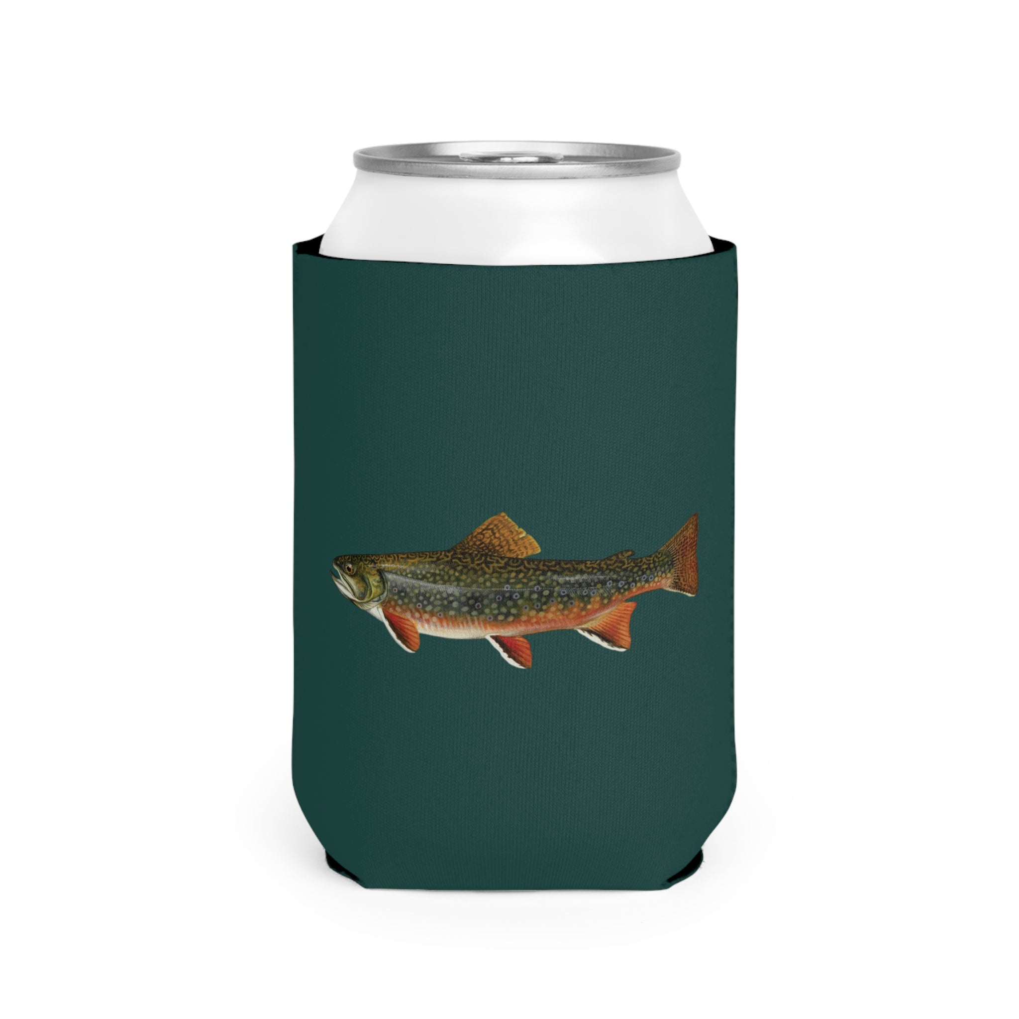 The Great Troutdoors Can Cooler Sleeve - Brook Trout
