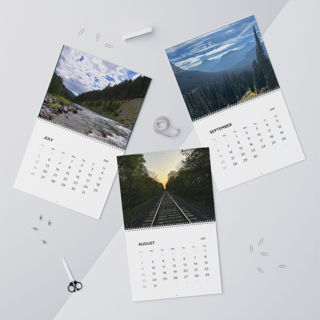 Scenic Landscapes 2026 Wall Calendar - Mountain & Nature Photography