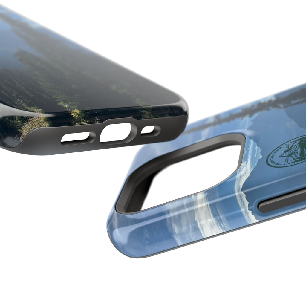 MagSafe Durable Shockproof iPhone Case --- Glacier Mountain Pine