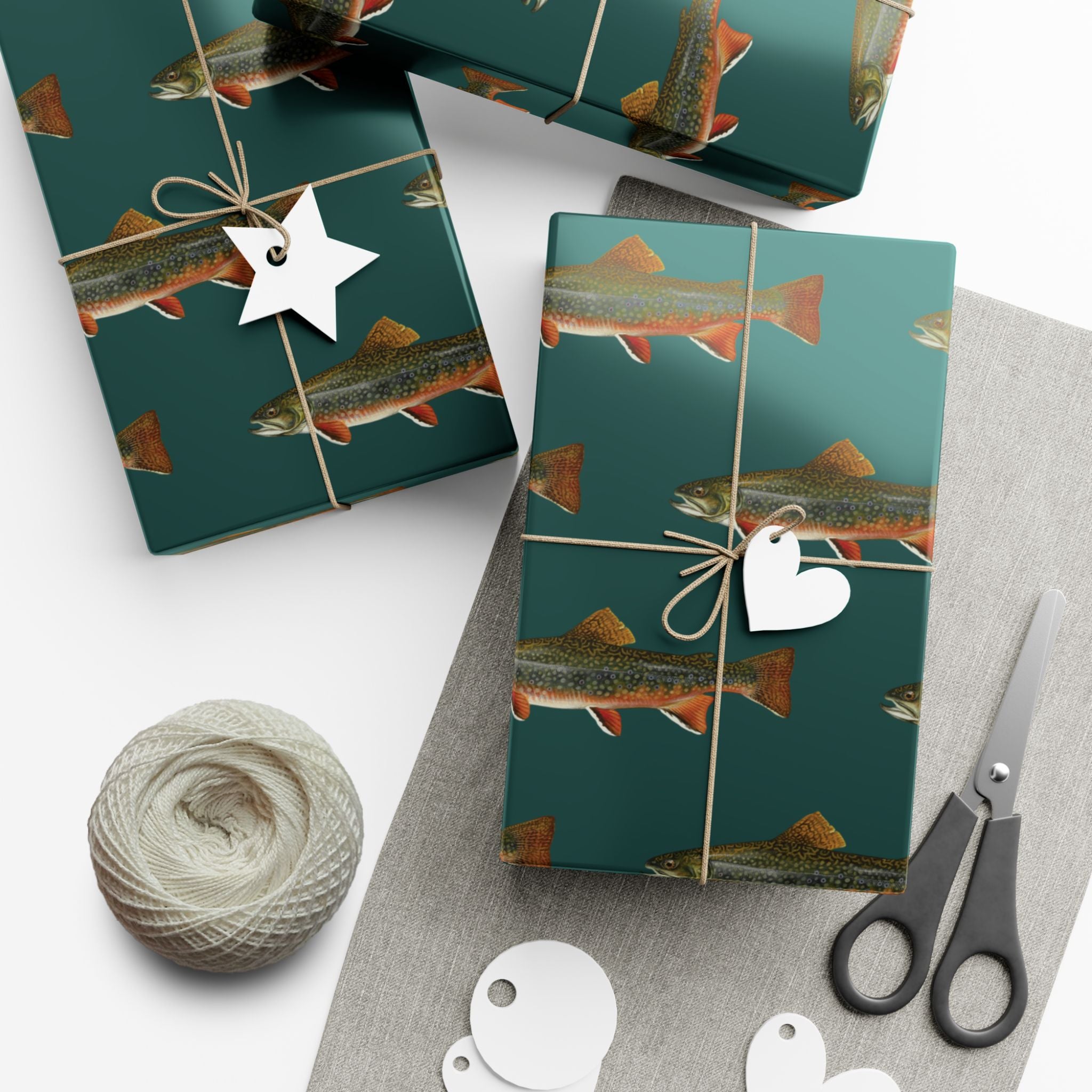 Brook Trout Gift Wrap Paper