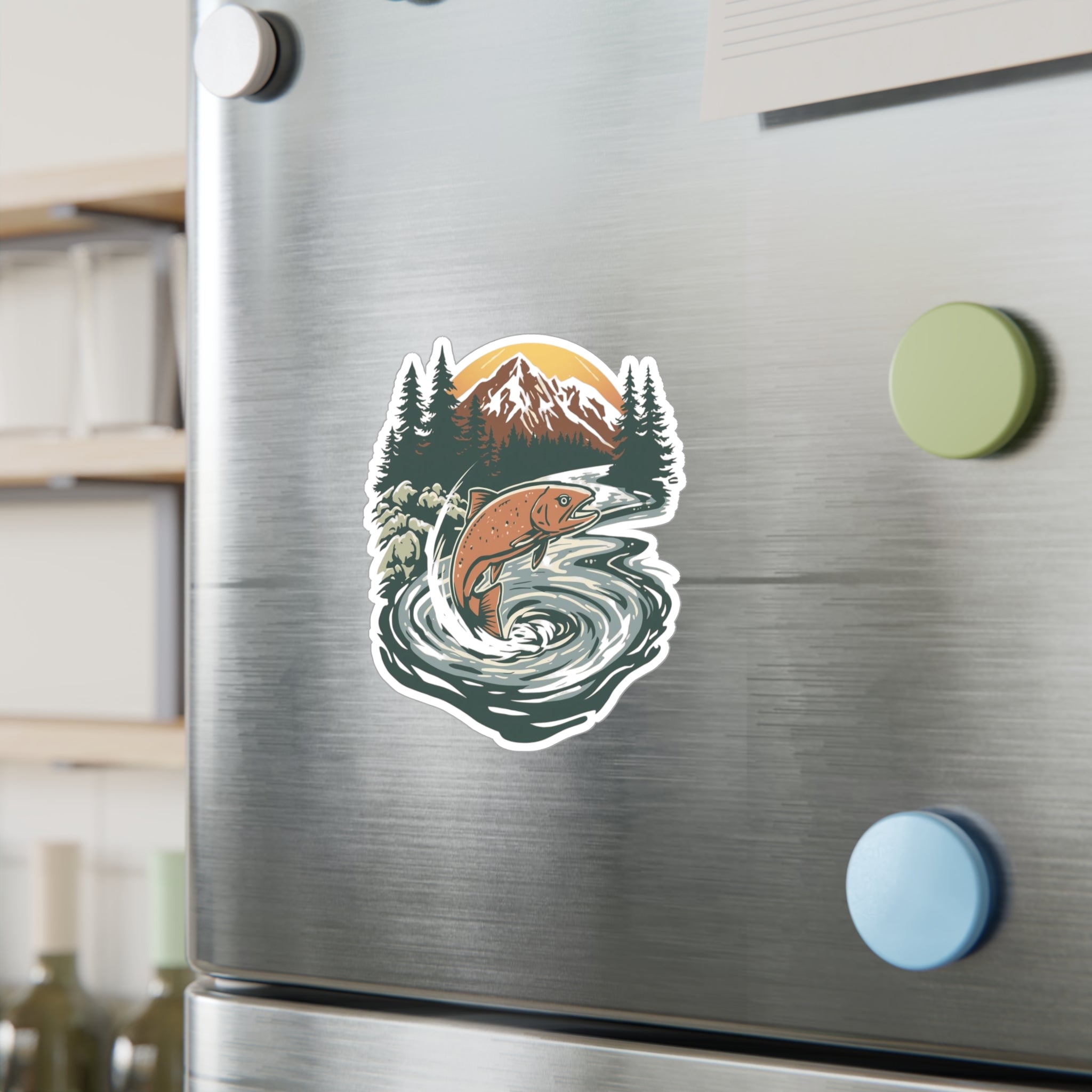 Mountain Rise Trout Vinyl Decal