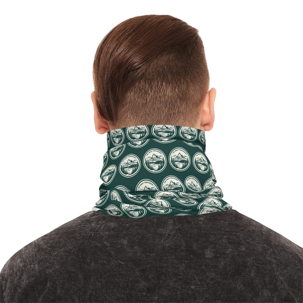 Neck Gaiter — 'The Great Troutdoors' Fishing Pattern Tube Scarf