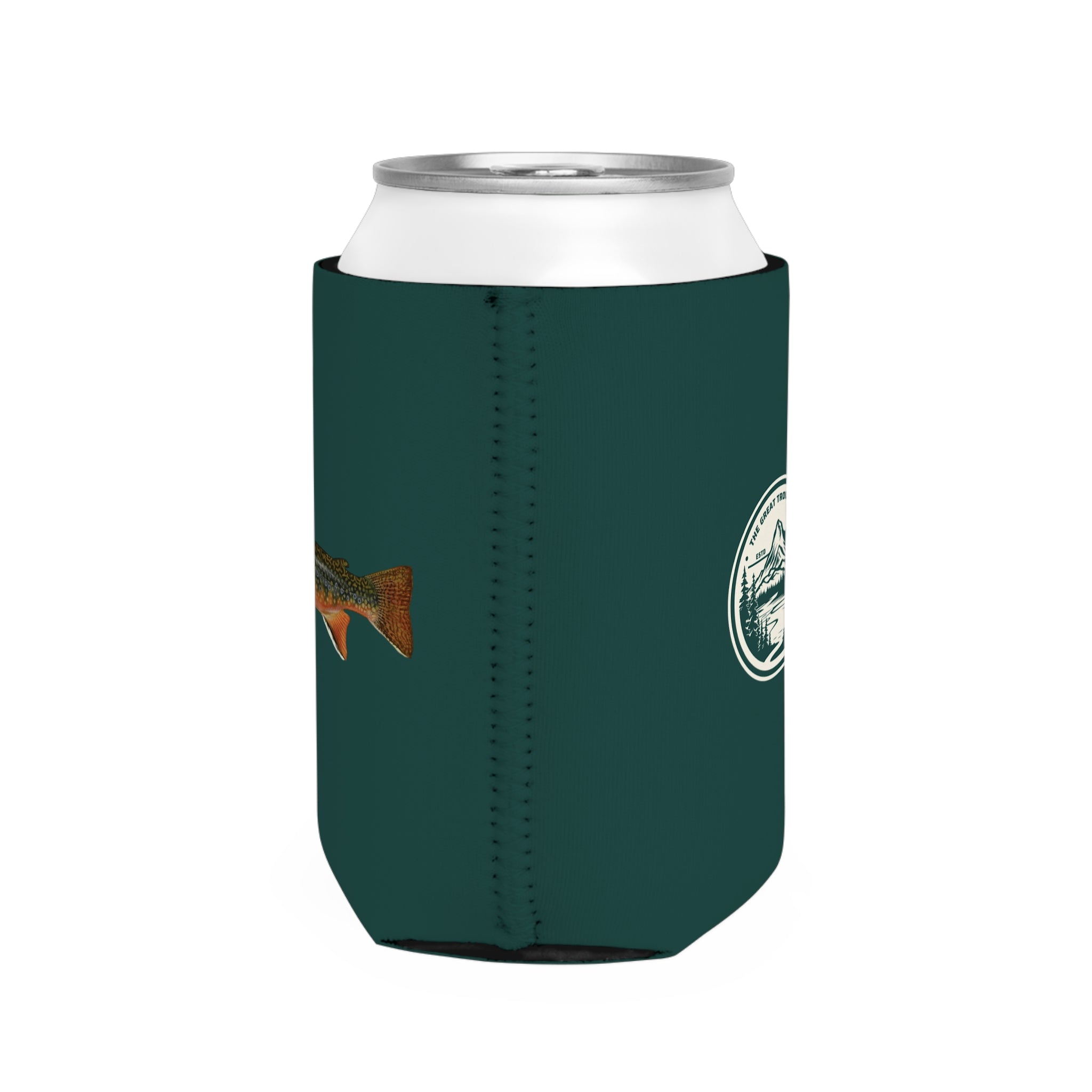 The Great Troutdoors Can Cooler Sleeve - Brook Trout