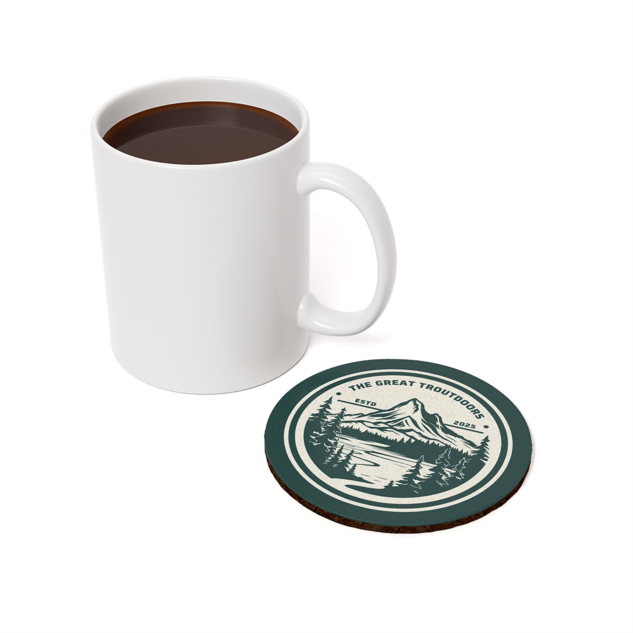 The Great Troutdoors Coaster (Square & Circle)