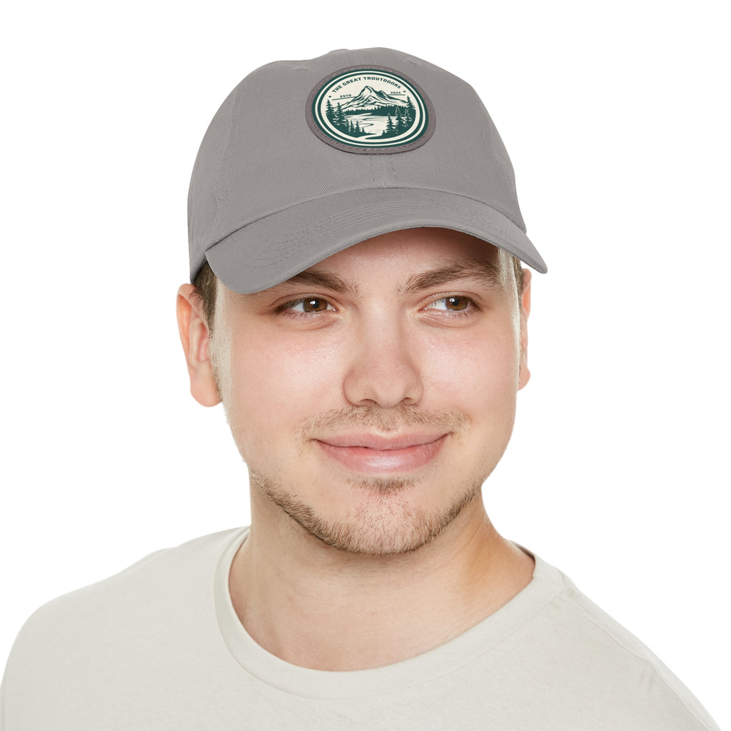 TGT Vintage Round Leather Patch Hat