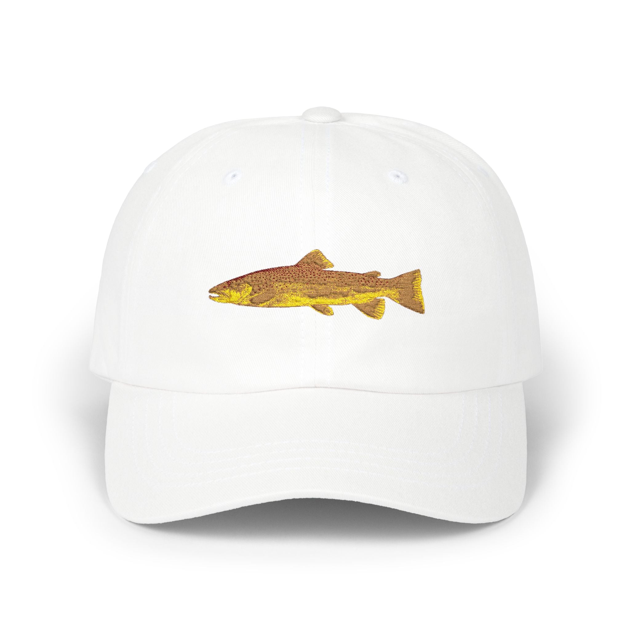 Embroidered TGT Fishing Hat - Brown Trout Edition