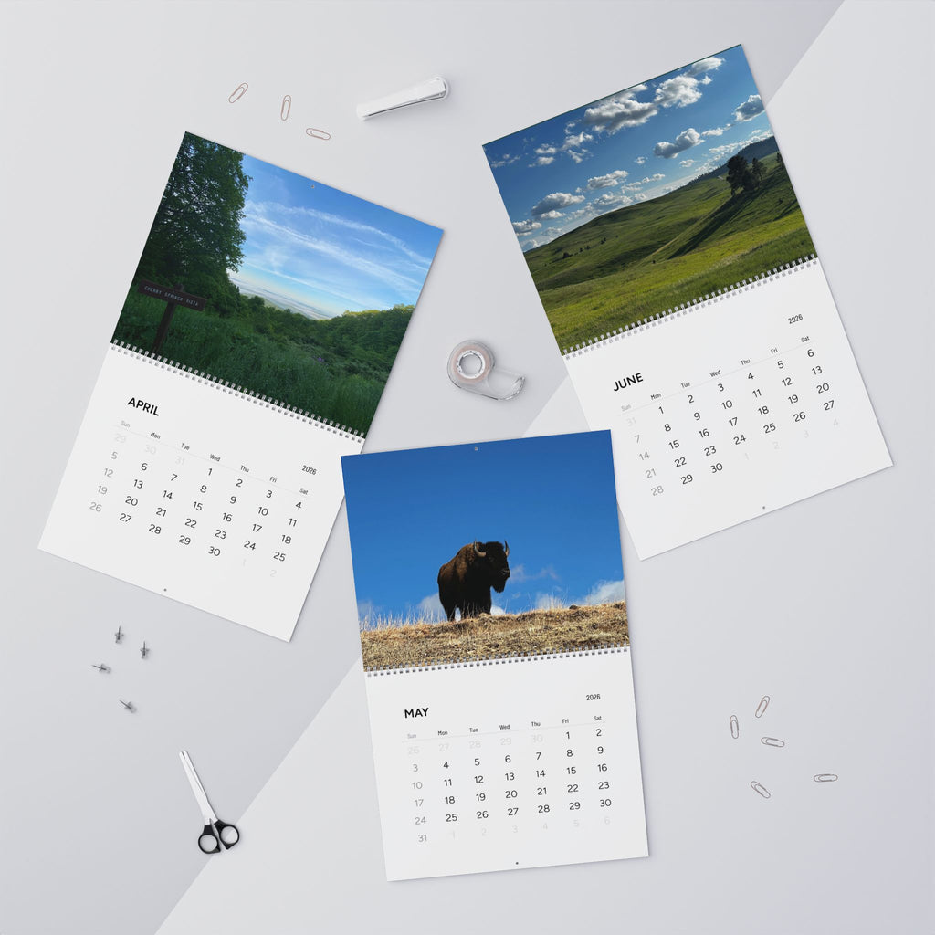 Scenic Landscapes 2026 Wall Calendar - Mountain & Nature Photography