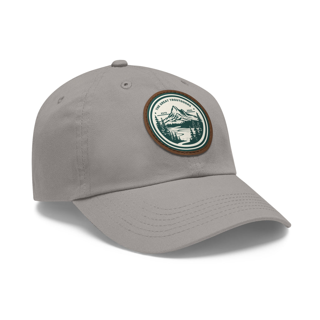 TGT Vintage Round Leather Patch Hat