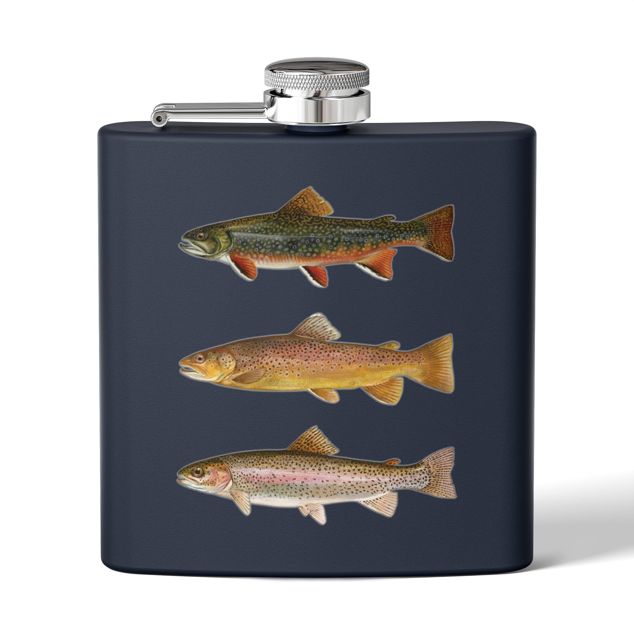 TGT Trout Species Stainless Steel Flask