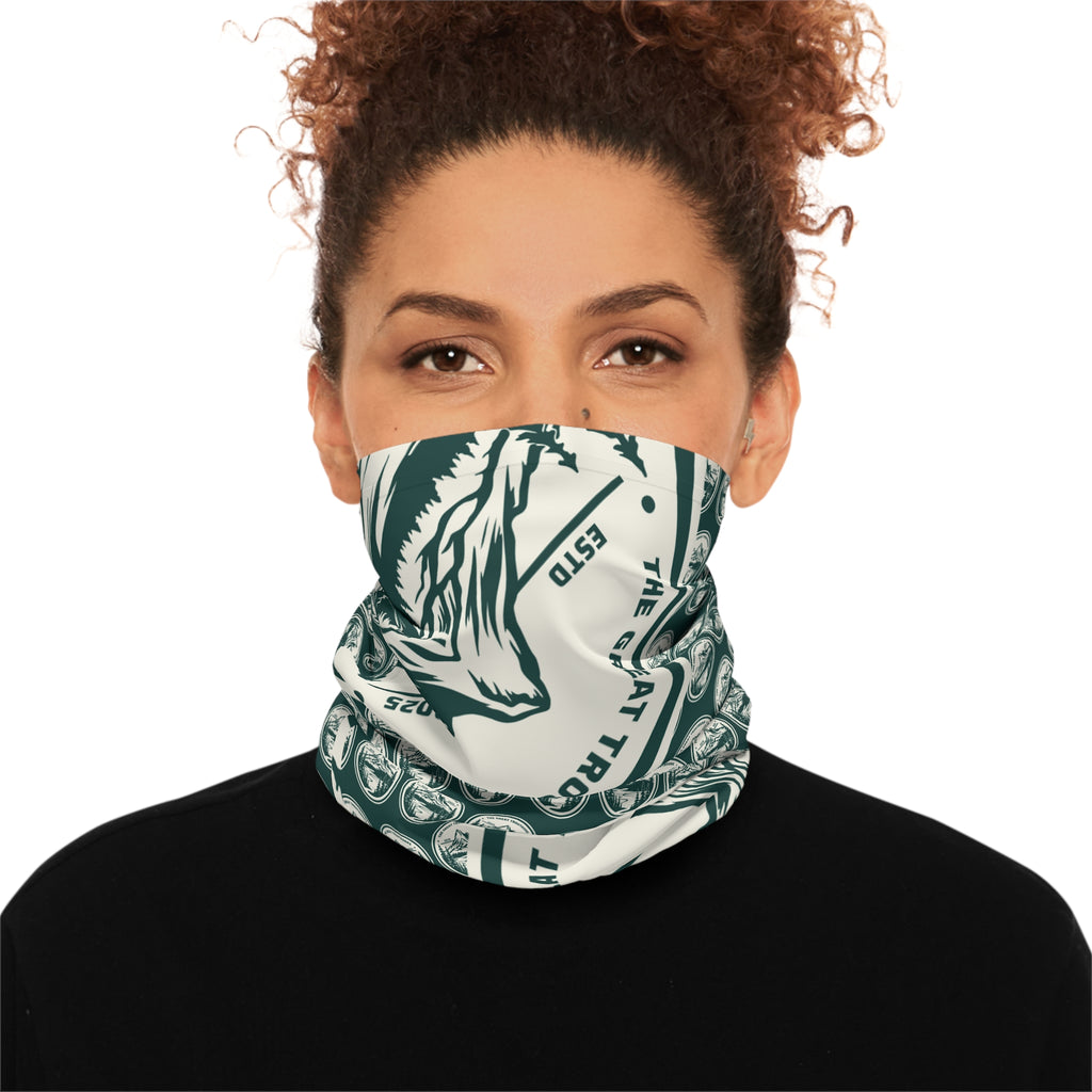 Neck Gaiter — 'The Great Troutdoors' Fishing Pattern Tube Scarf