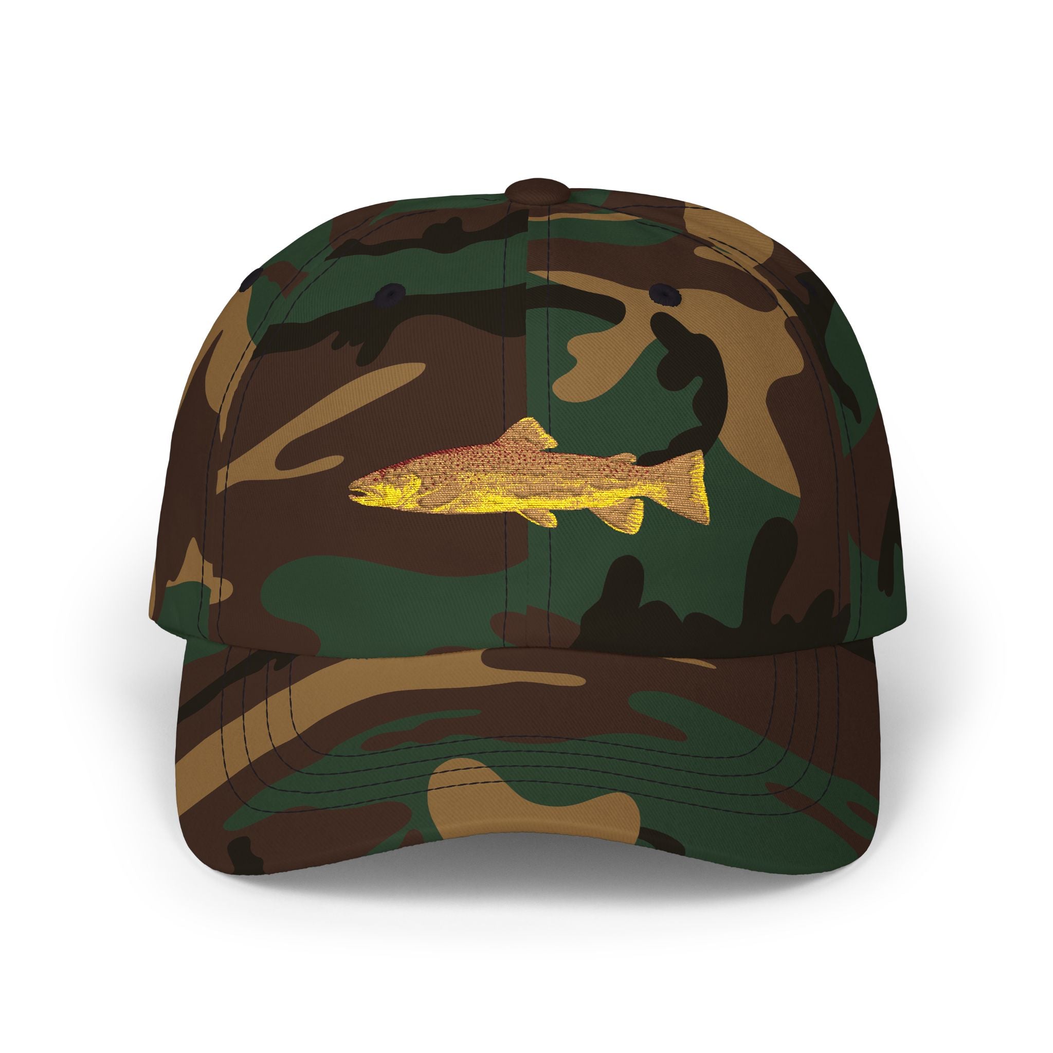 Embroidered TGT Fishing Hat - Brown Trout Edition