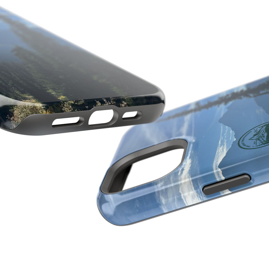MagSafe Durable Shockproof iPhone Case --- Glacier Mountain Pine