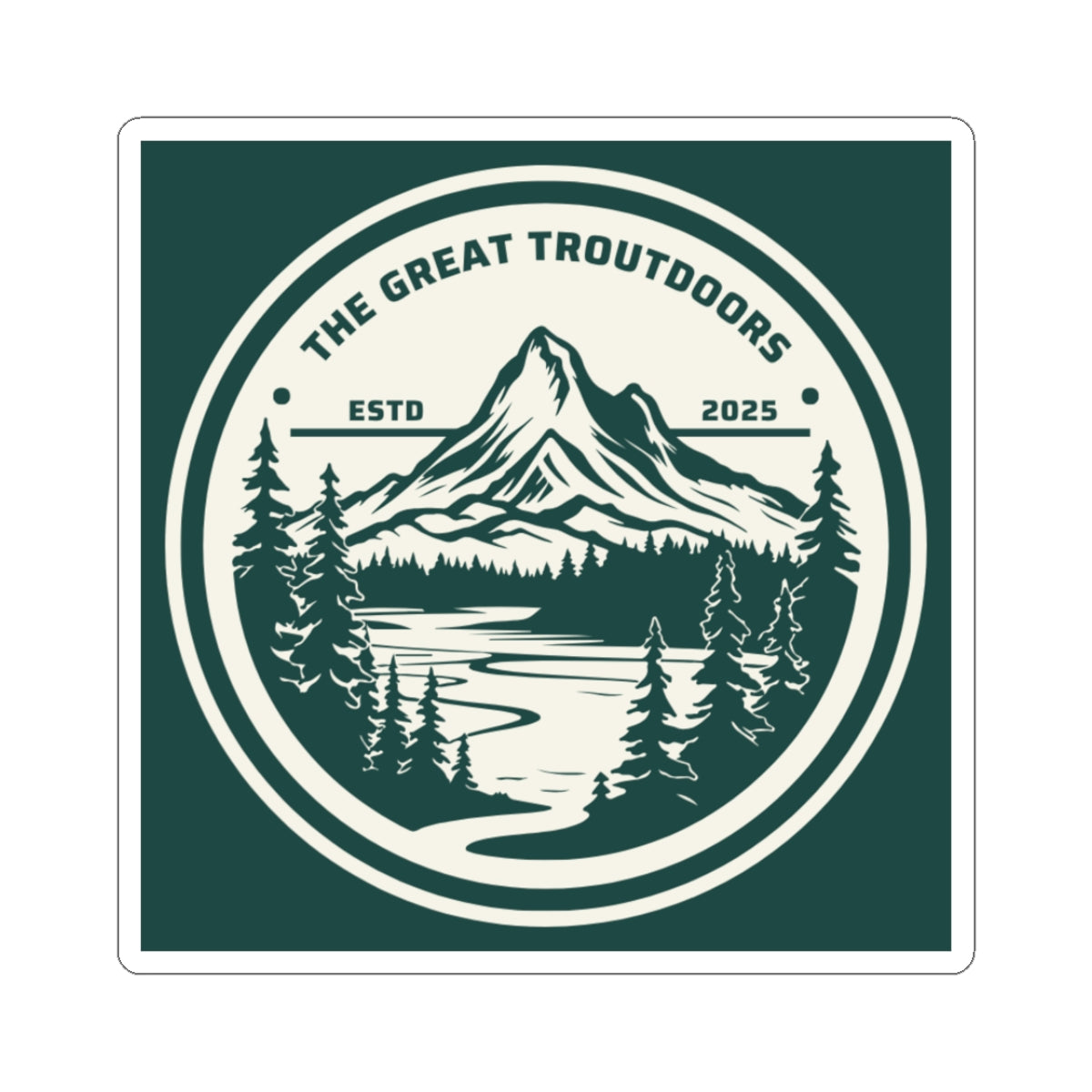 The Great Troutdoors Sticker