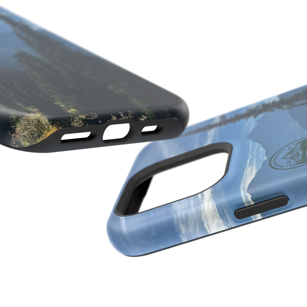 MagSafe Durable Shockproof iPhone Case --- Glacier Mountain Pine