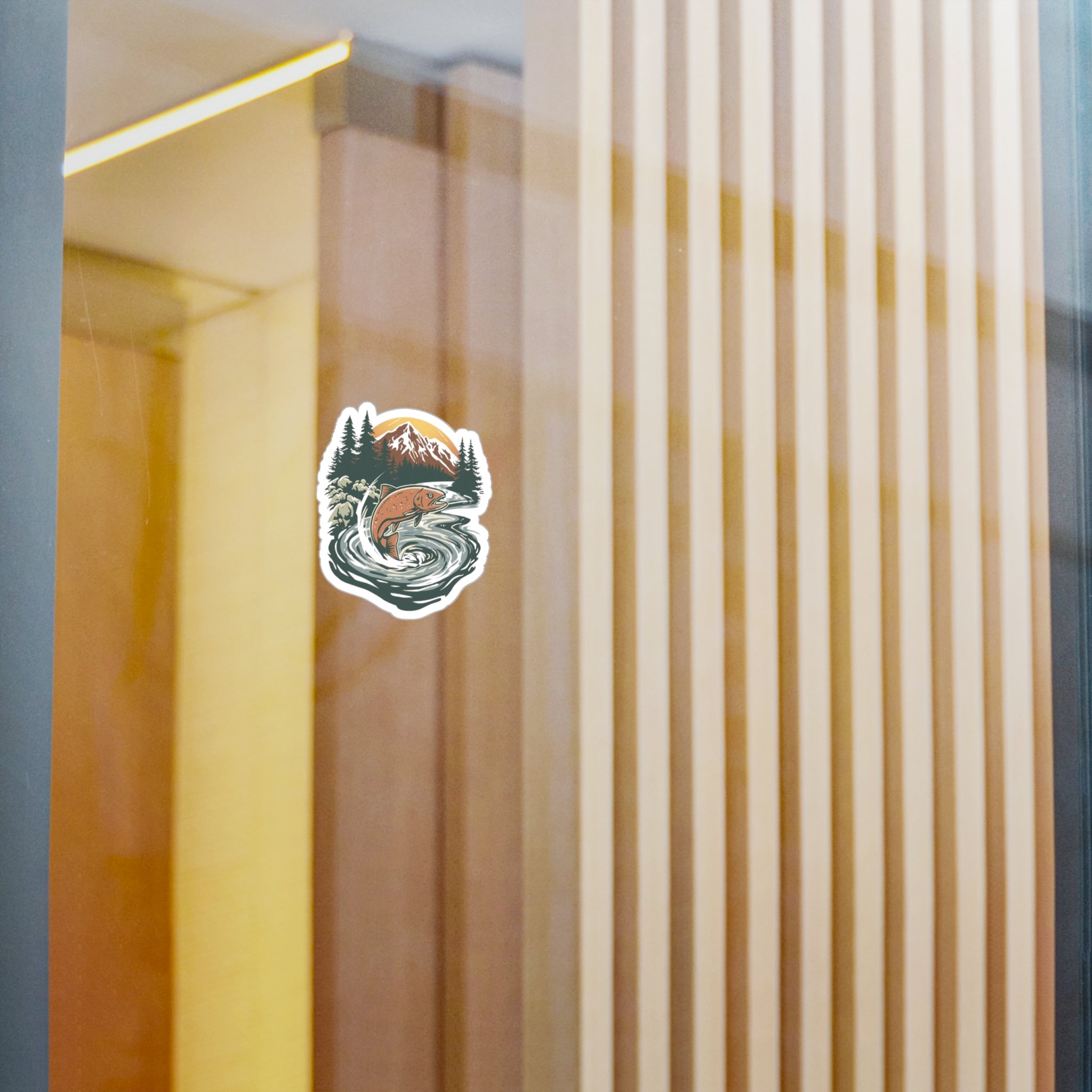 Mountain Rise Trout Vinyl Decal