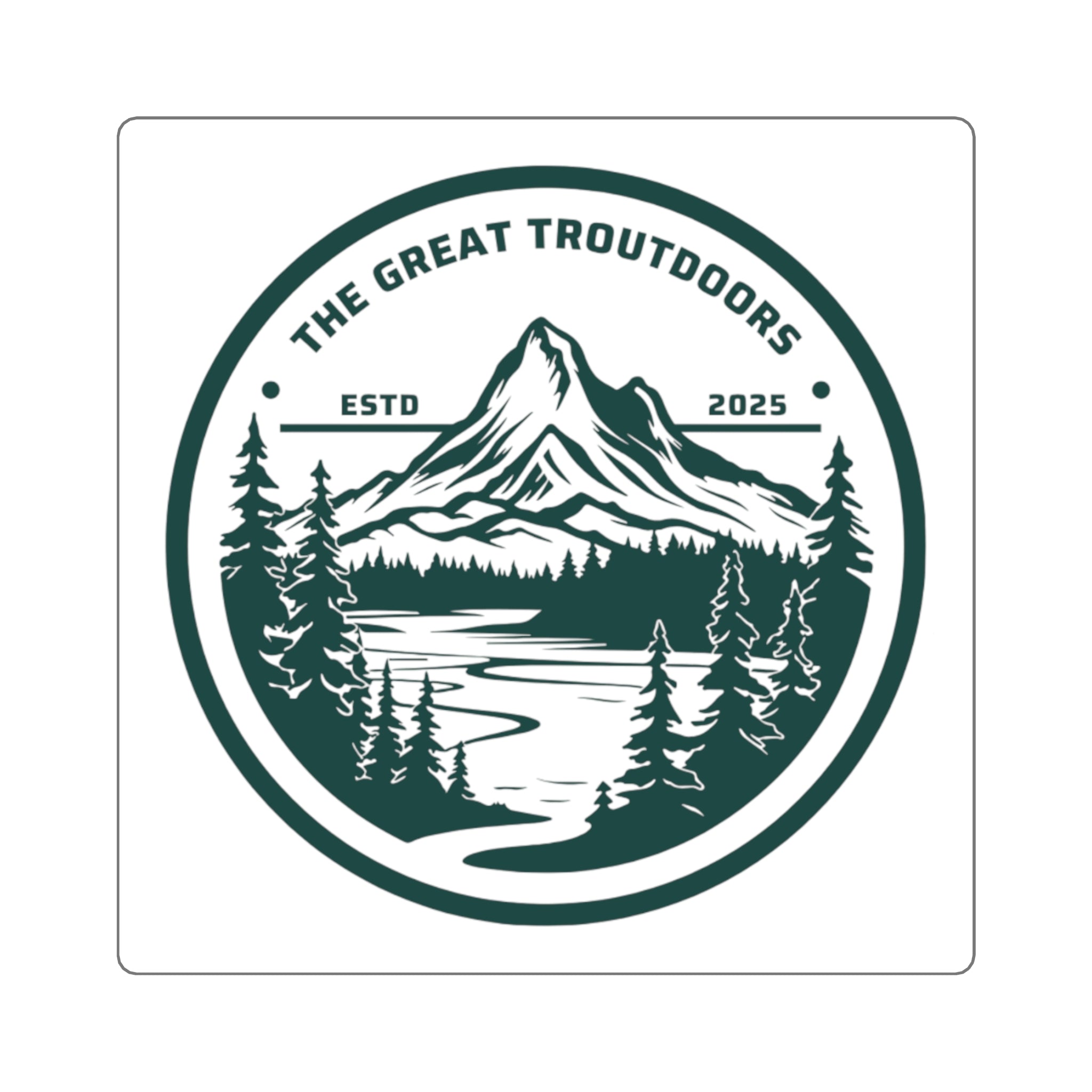 Square Stickers - Fly Fishing for Trout in Wild Places