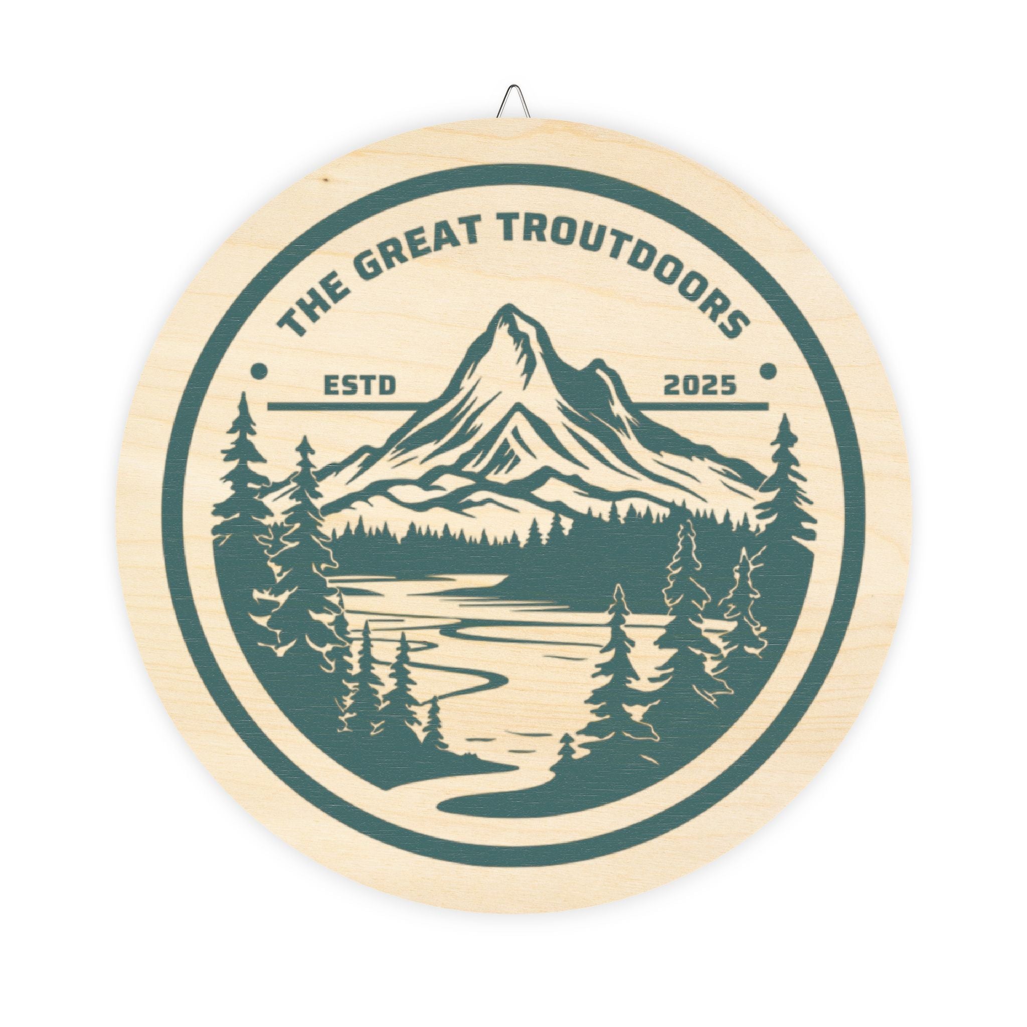 The Great Troutdoors Rustic Wood Decor