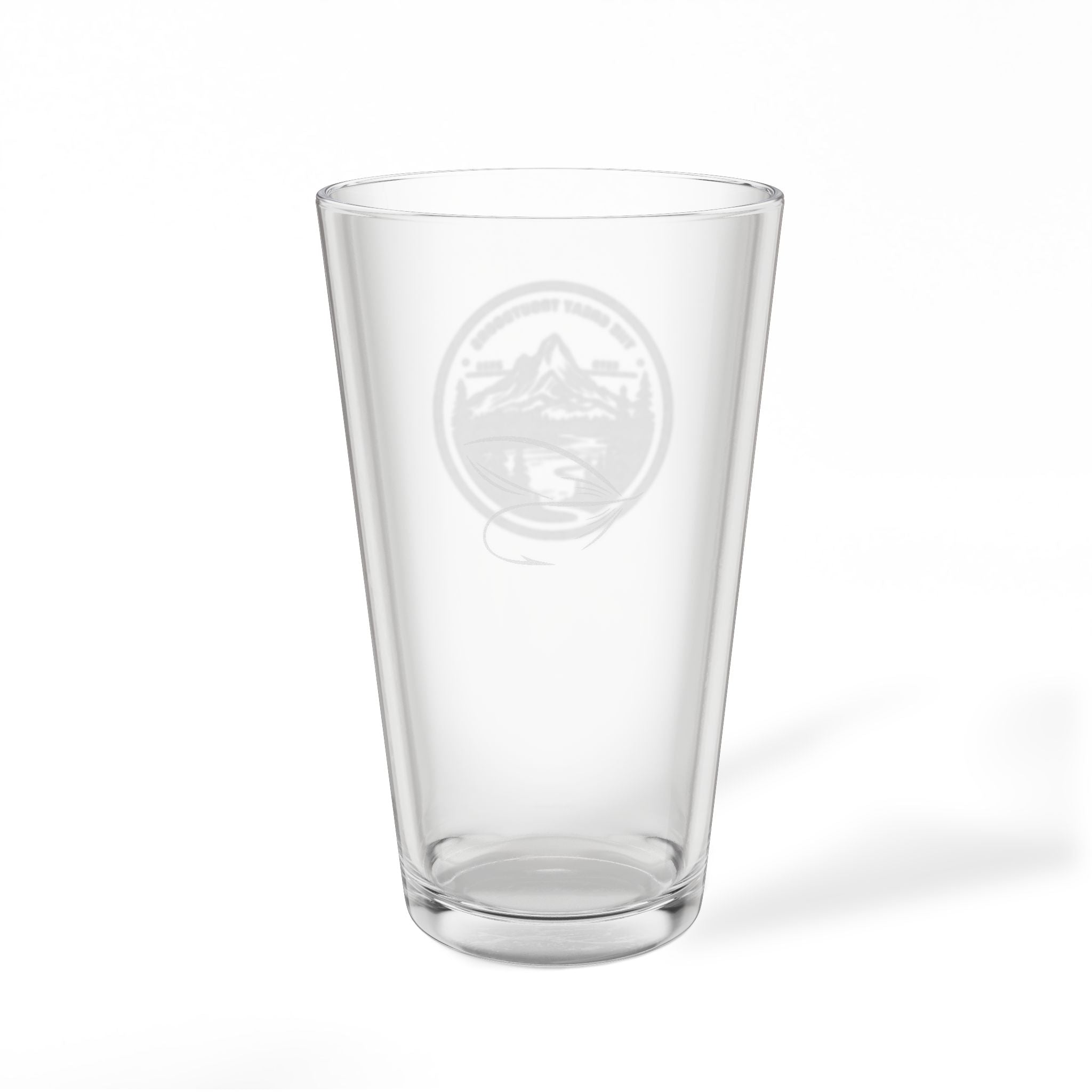 The Great Troutdoors Engraved Pint Mixing Glass - 16oz