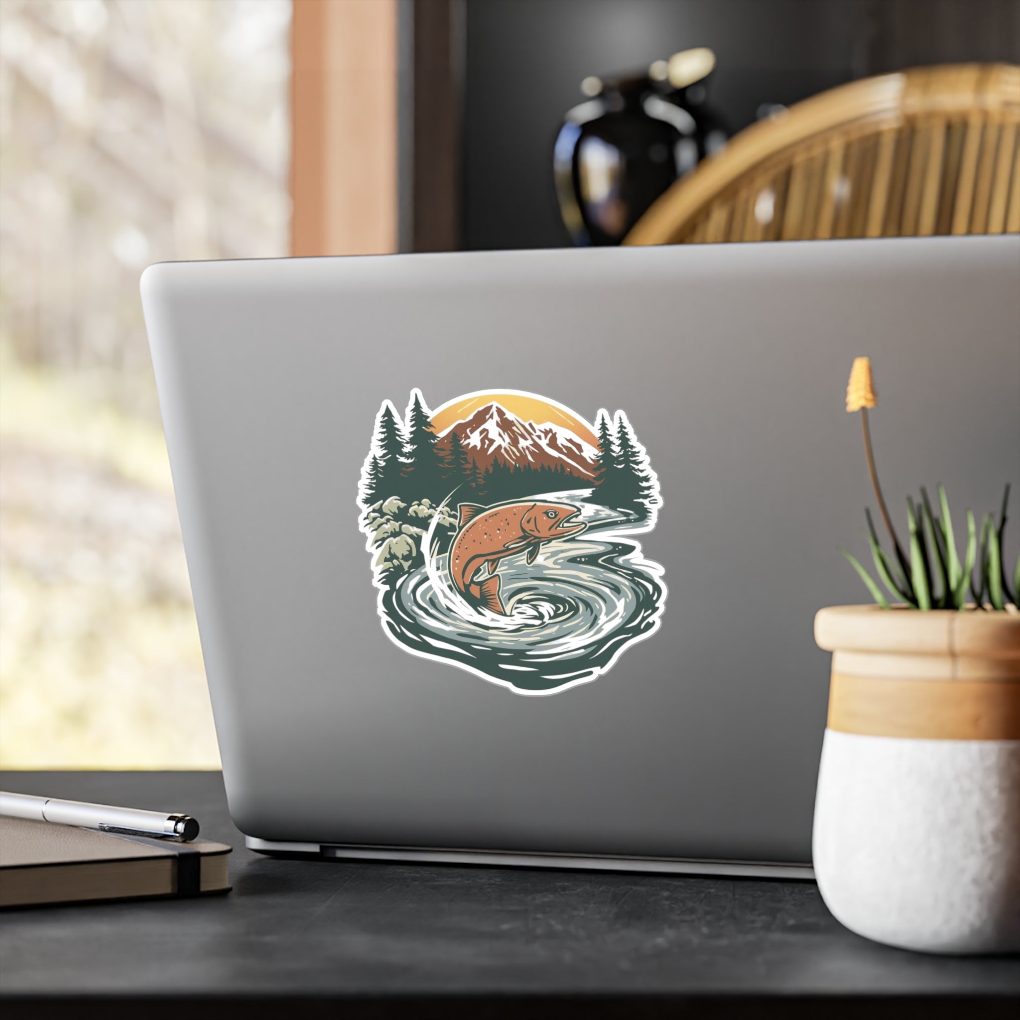 Mountain Rise Trout Vinyl Decal