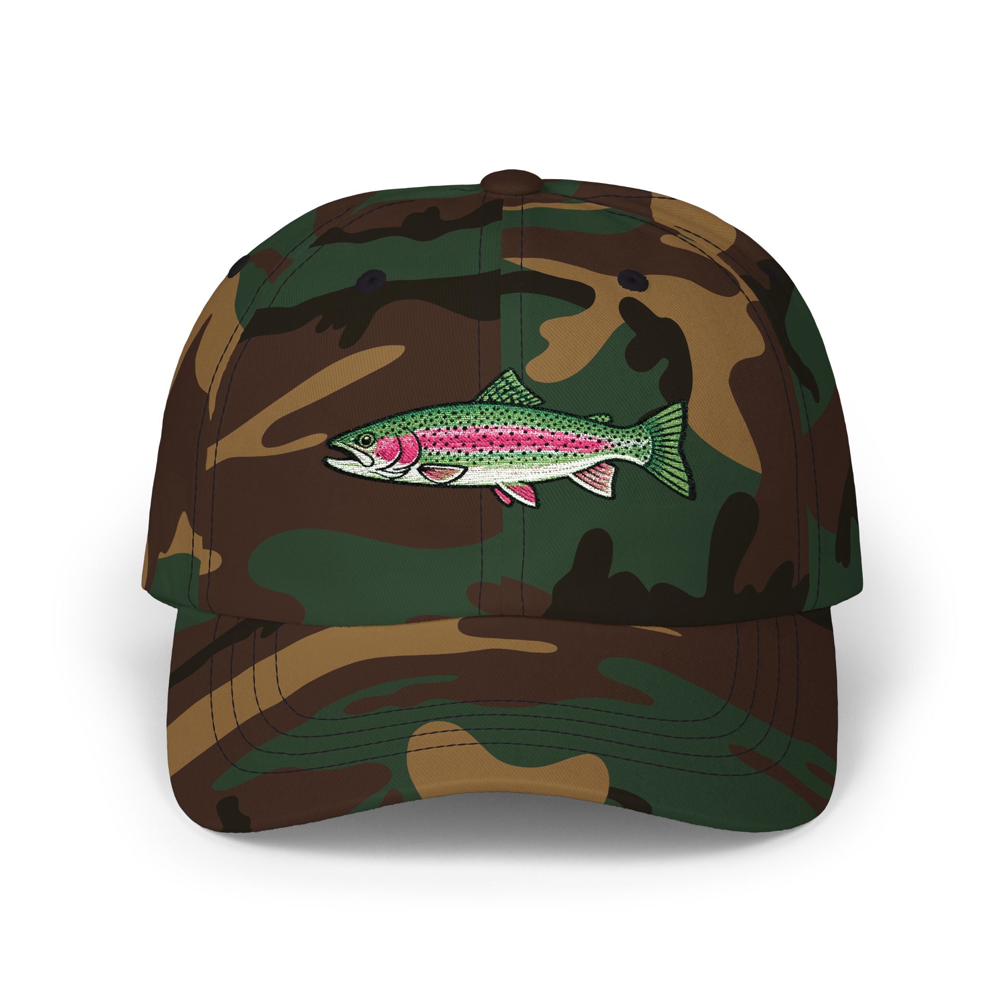 Embroidered TGT Fishing Hat - Rainbow Trout Edition