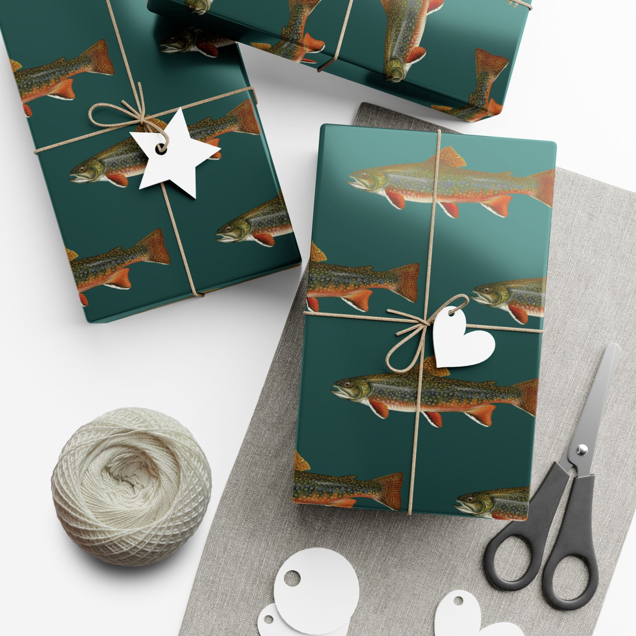 Brook Trout Gift Wrap Paper