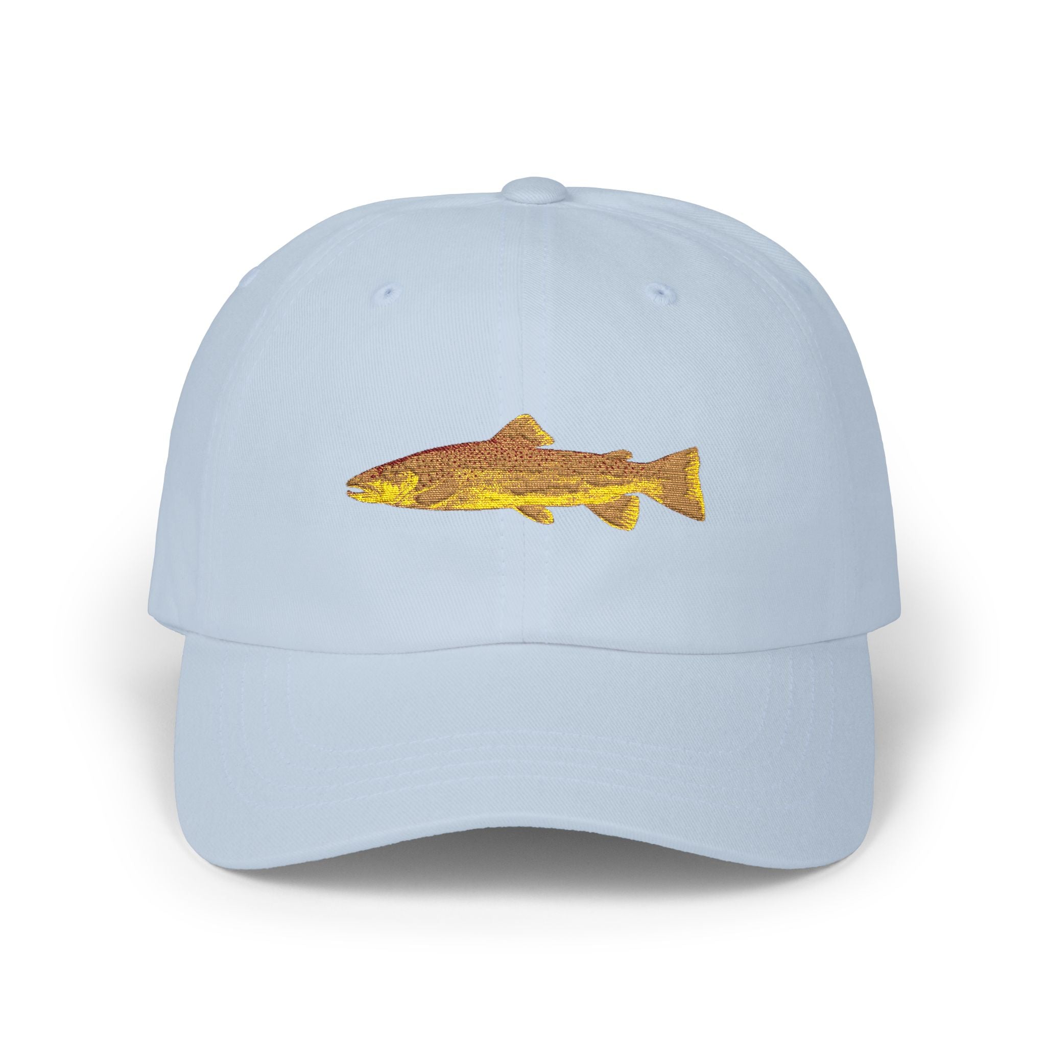 Embroidered TGT Fishing Hat - Brown Trout Edition
