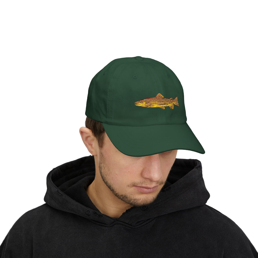 Embroidered TGT Fishing Hat - Brown Trout Edition