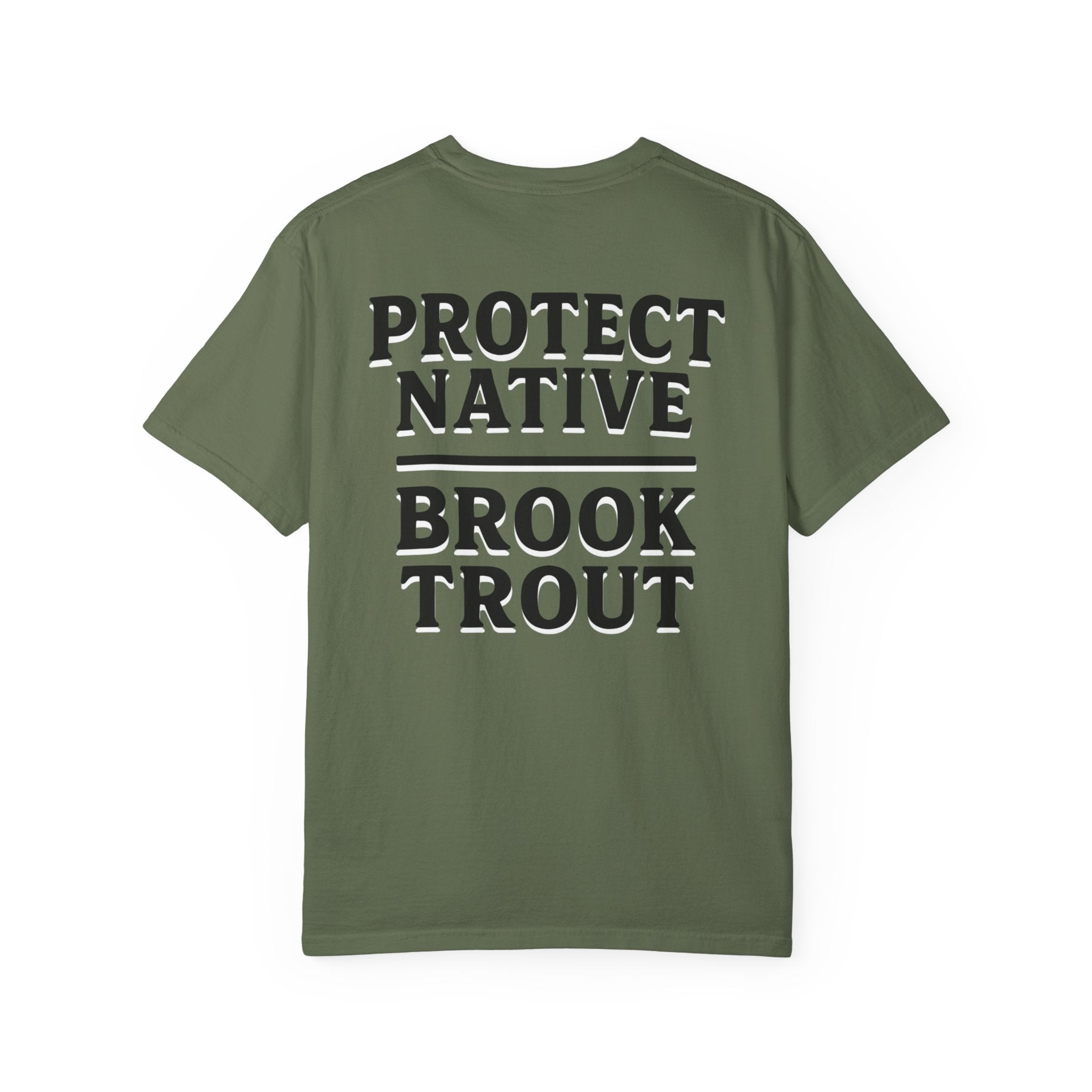 TGT Protect Native Brook Trout T-Shirt - Brookie Logo – The Great