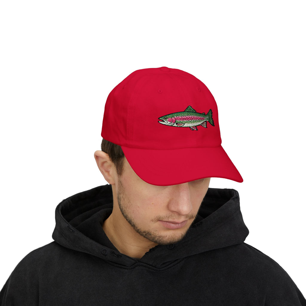 Embroidered TGT Fishing Hat - Rainbow Trout Edition