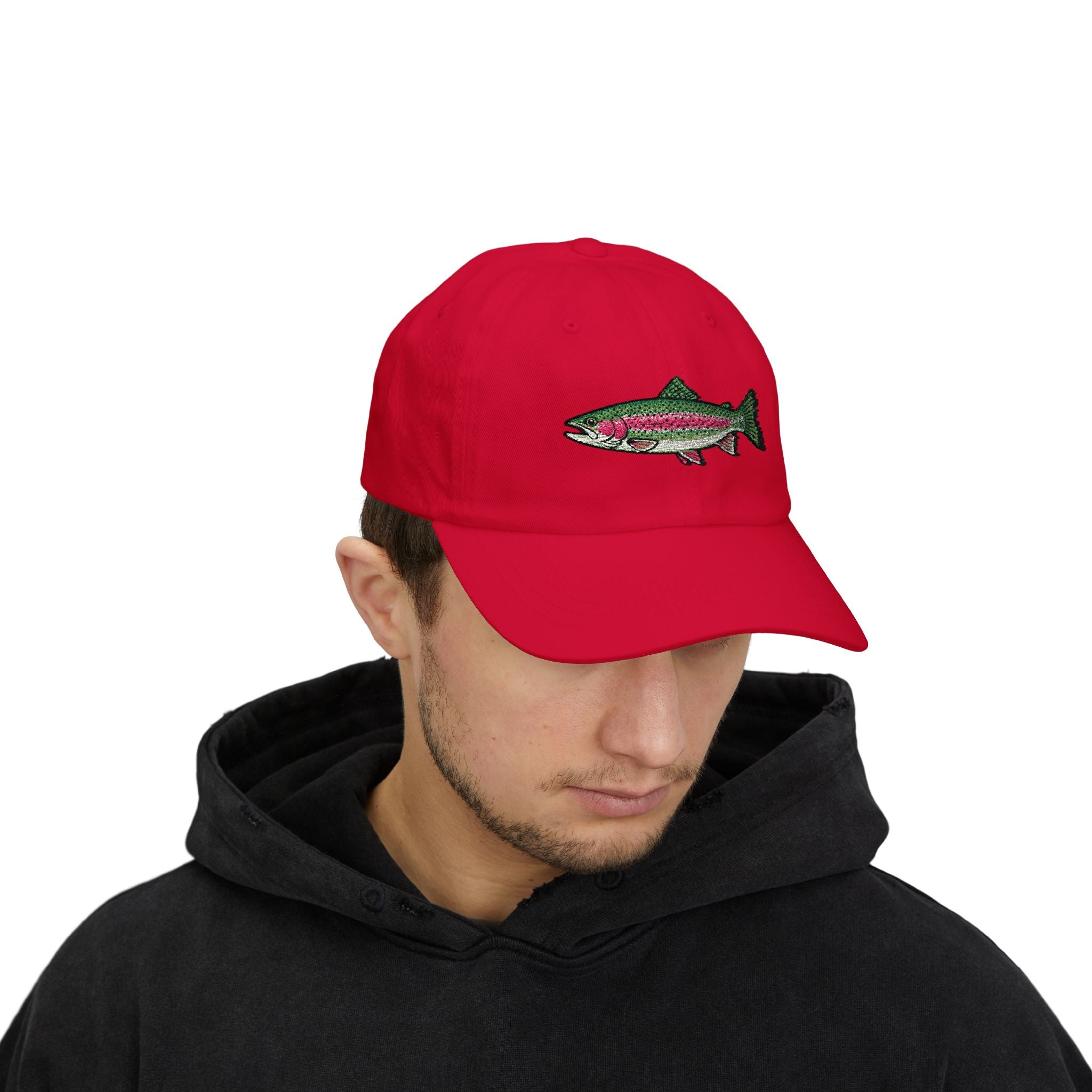 Embroidered TGT Fishing Hat - Rainbow Trout Edition