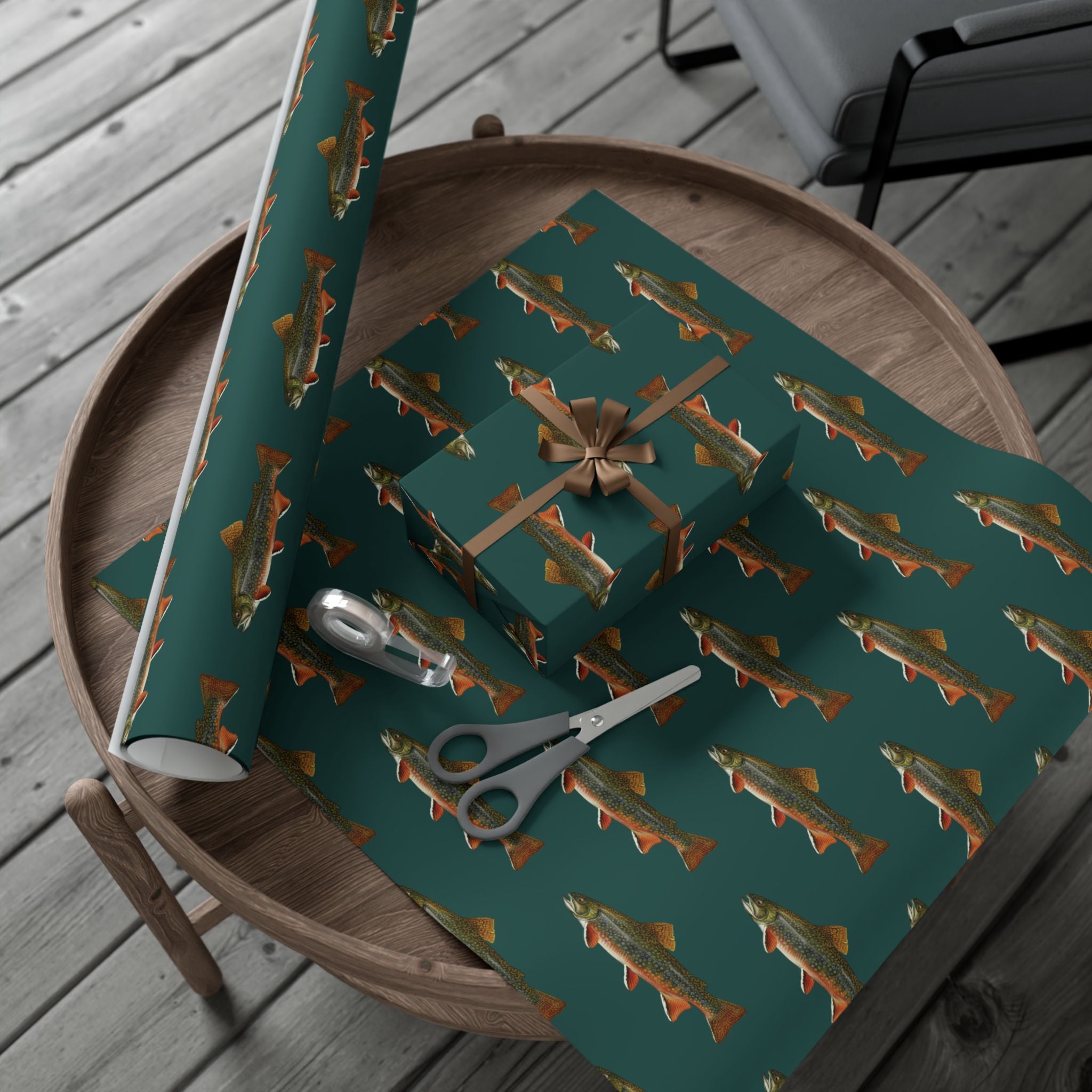 Brook Trout Gift Wrap Paper
