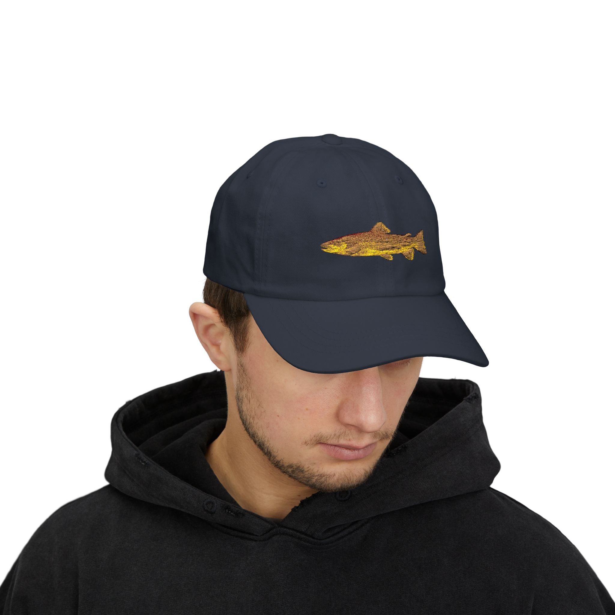 Embroidered TGT Fishing Hat - Brown Trout Edition
