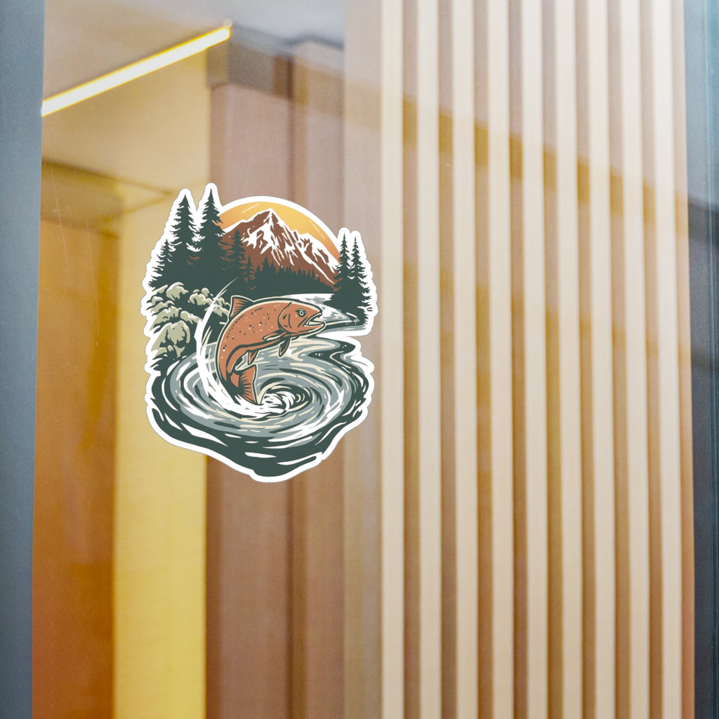 Mountain Rise Trout Vinyl Decal