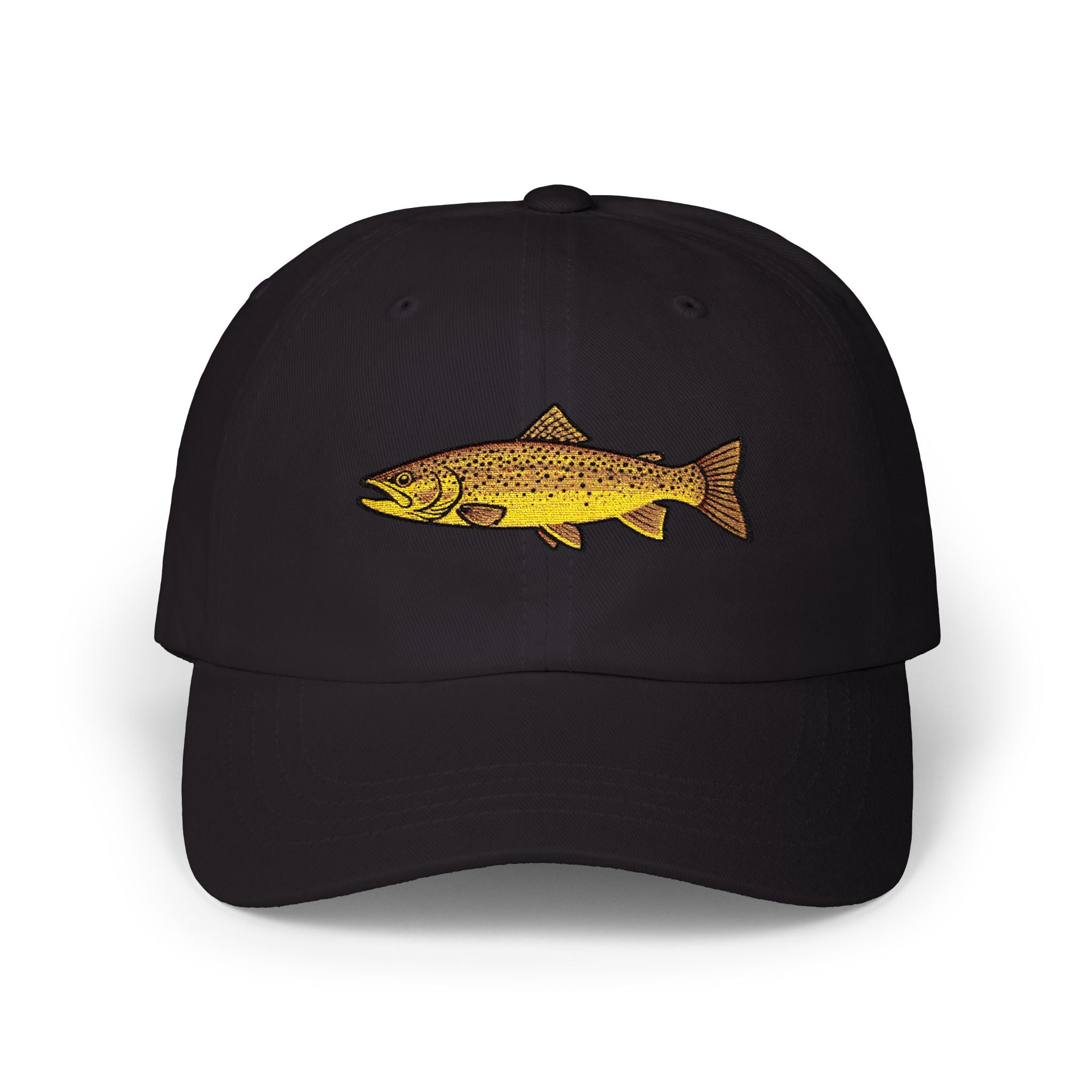 Embroidered TGT Fishing Hat - Brown Trout Edition