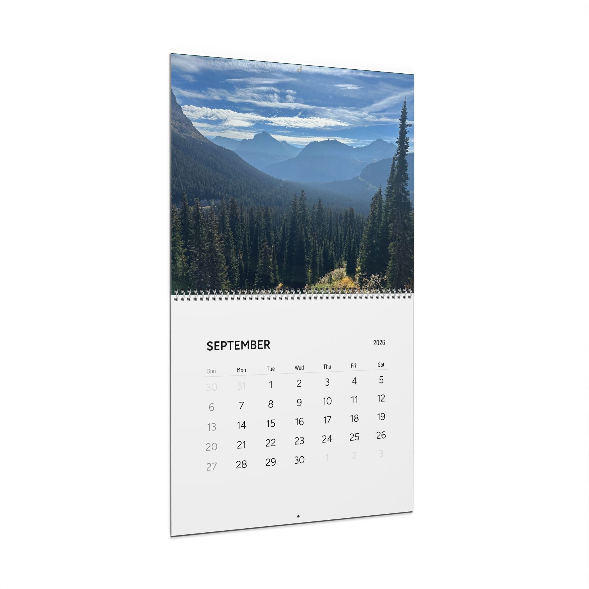 Scenic Landscapes 2026 Wall Calendar - Mountain & Nature Photography