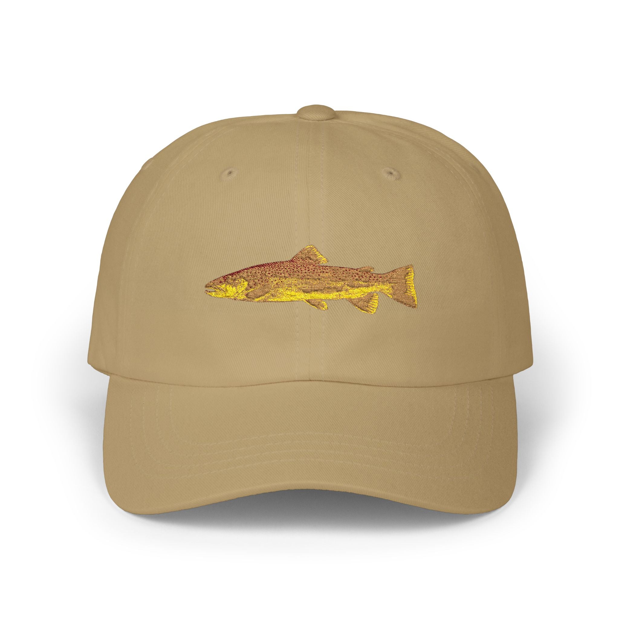 Embroidered TGT Fishing Hat - Brown Trout Edition