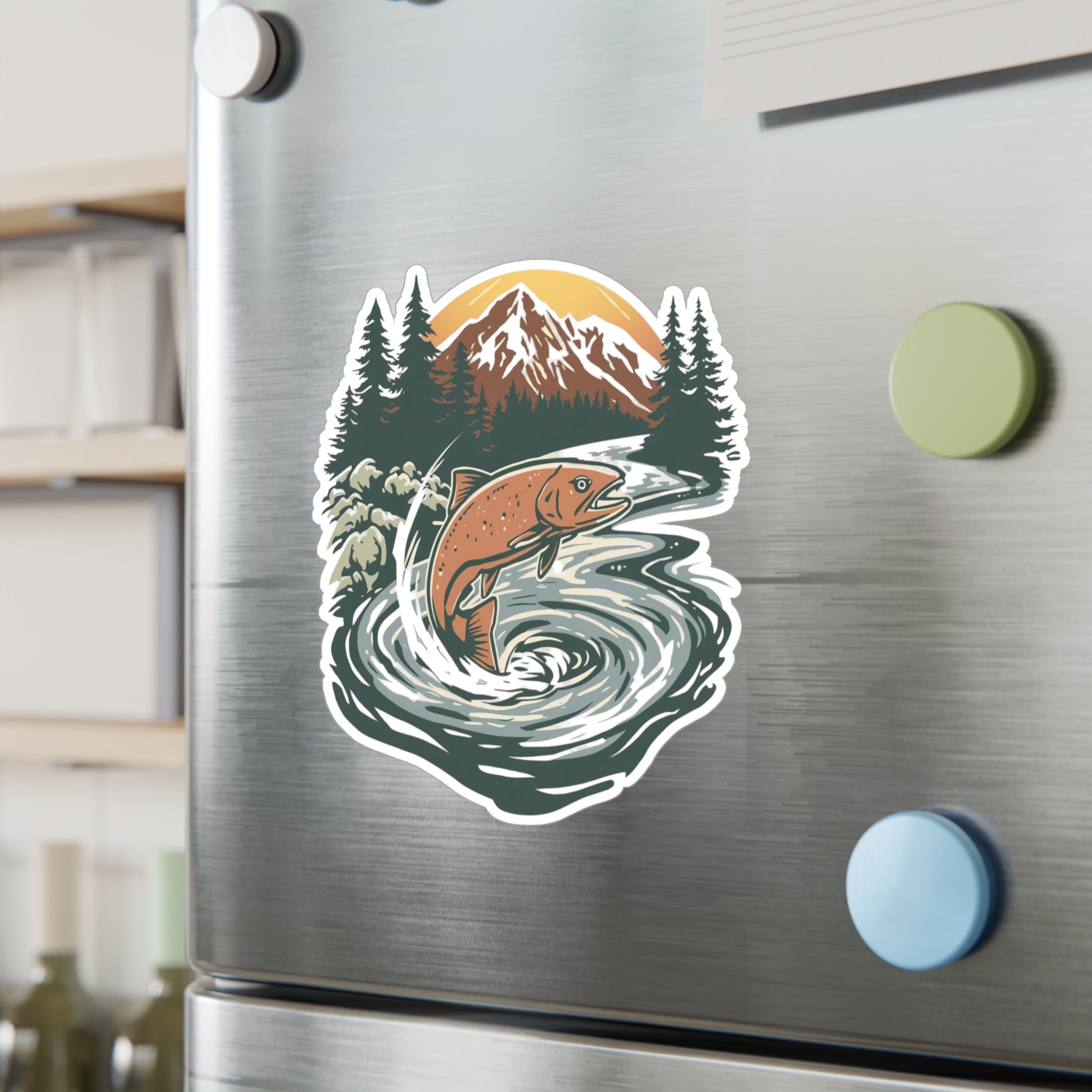 Mountain Rise Trout Vinyl Decal