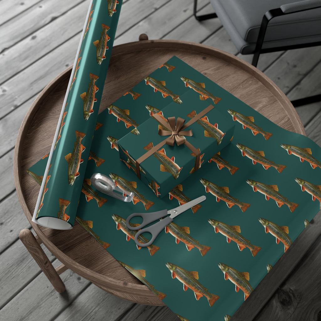 Brook Trout Gift Wrap Paper