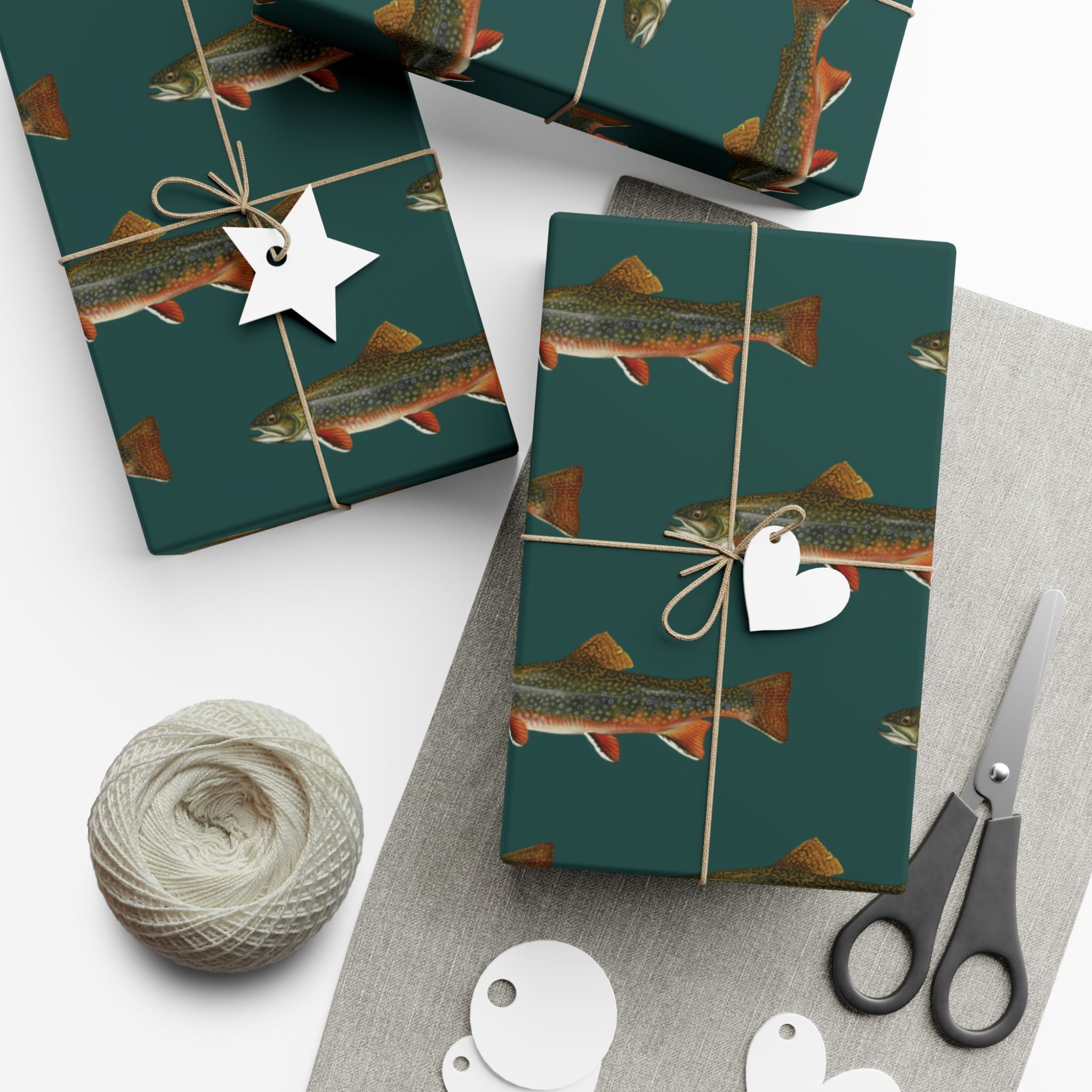 Brook Trout Gift Wrap Paper