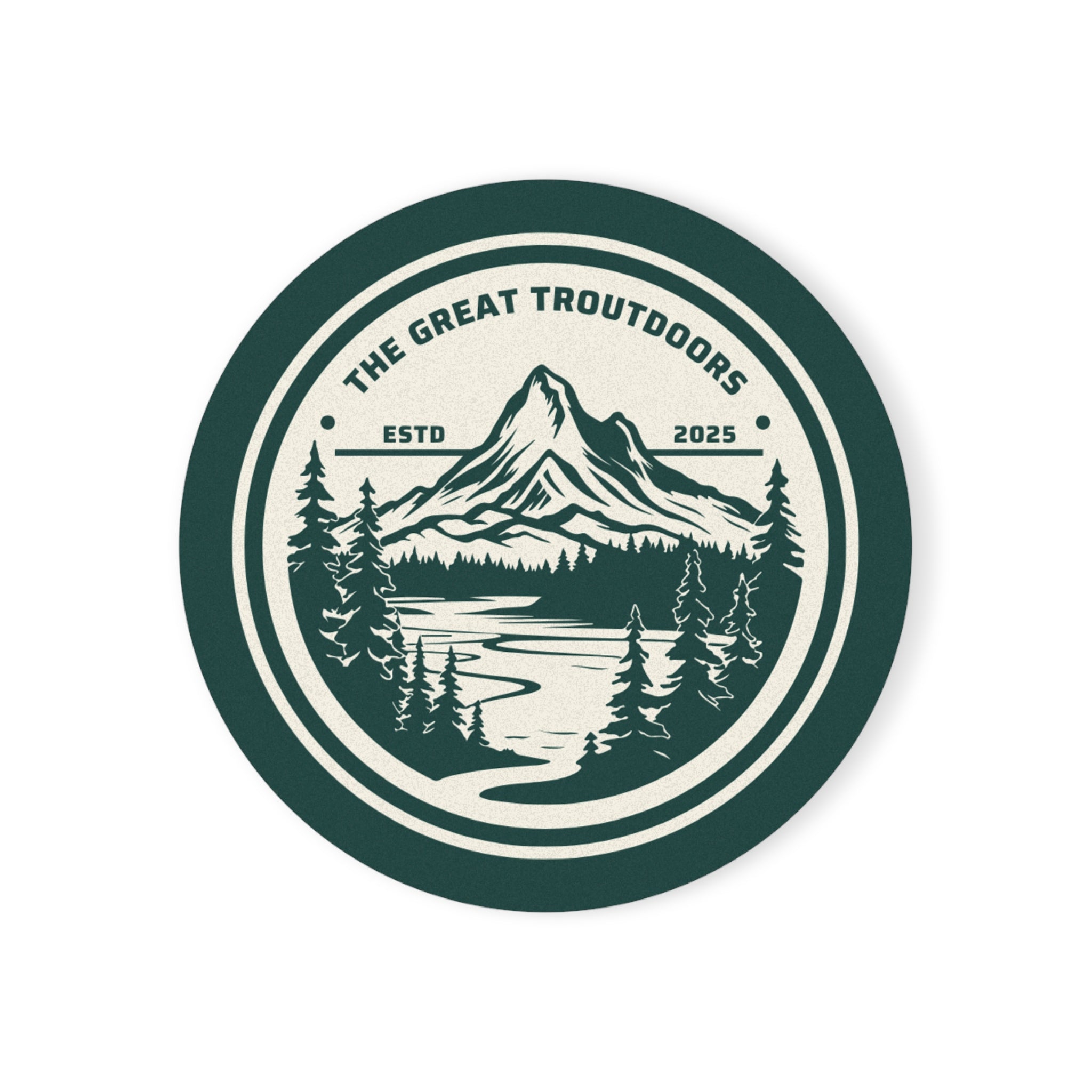 The Great Troutdoors Coaster (Square & Circle)