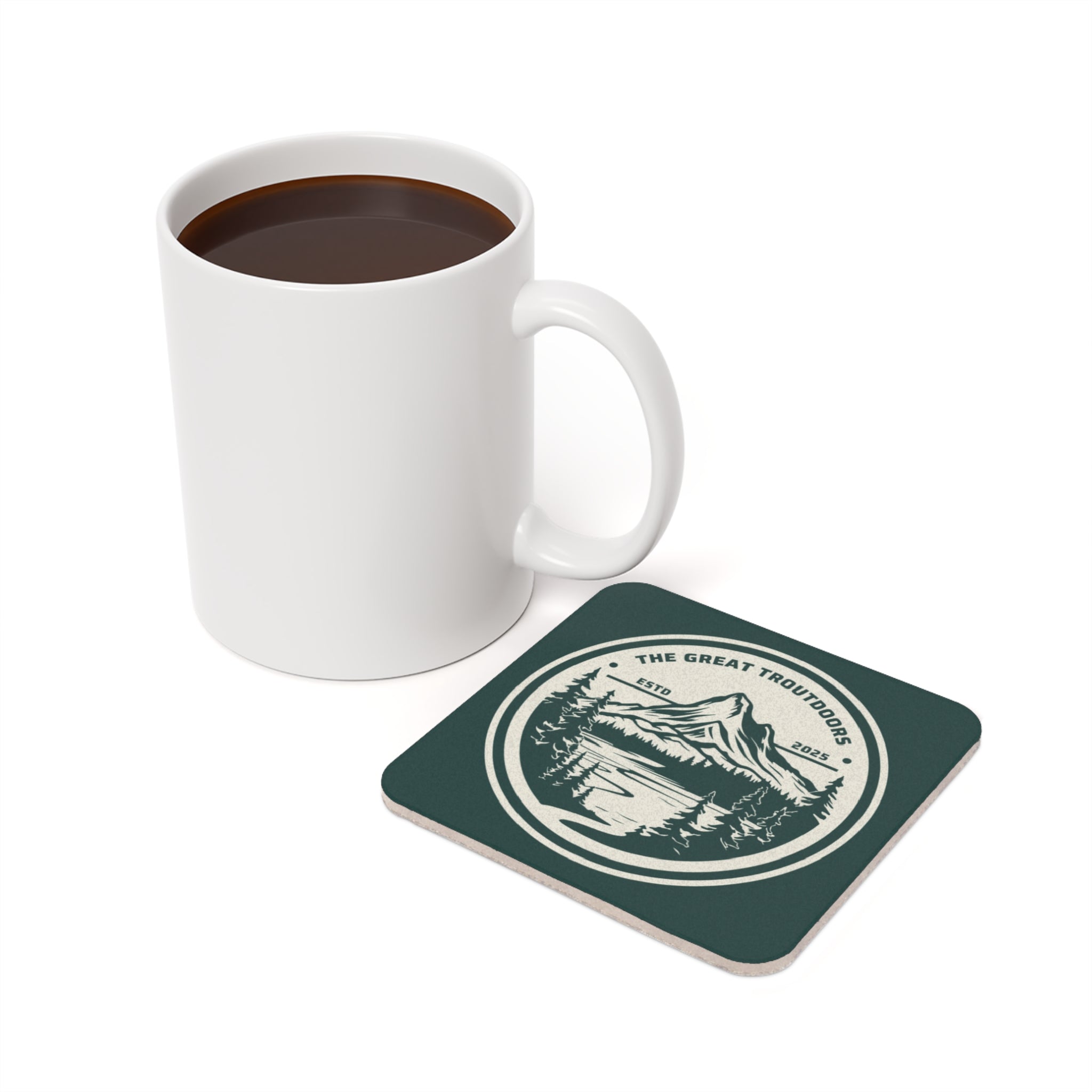 The Great Troutdoors Coaster (Square & Circle)