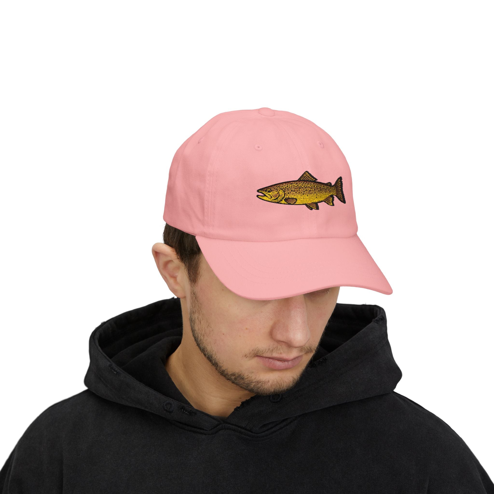Embroidered TGT Fishing Hat - Brown Trout Edition